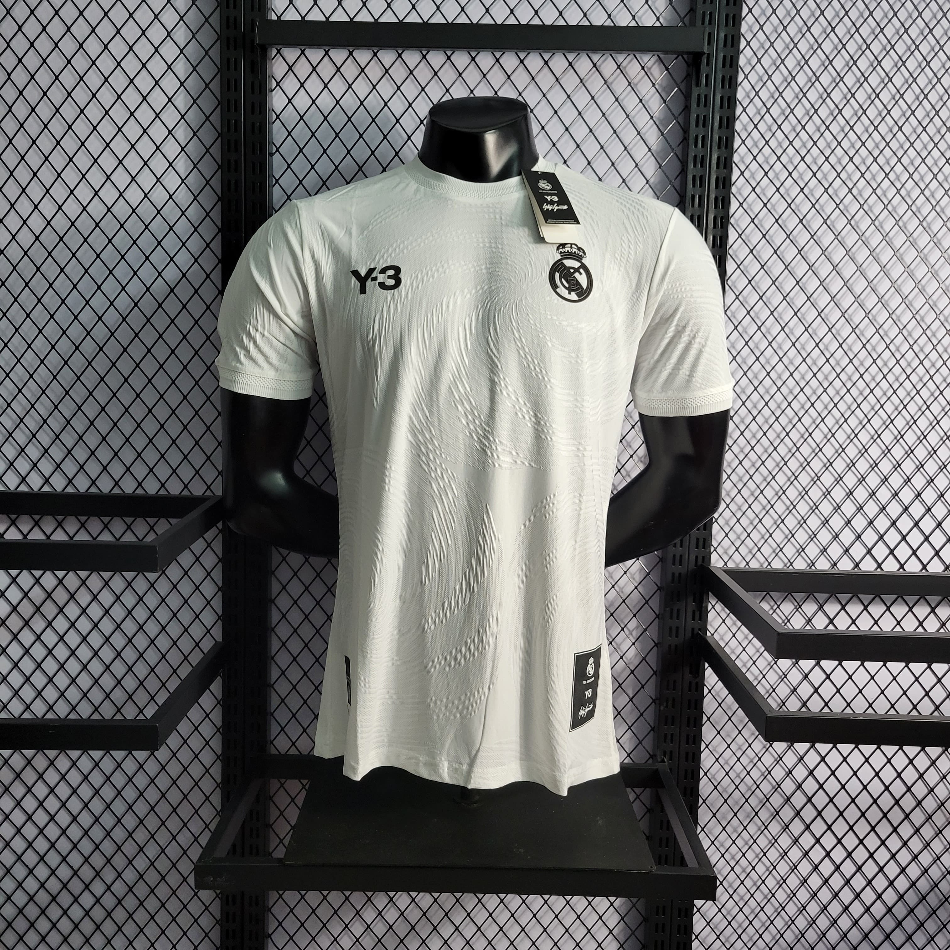 Camisa Real Madrid 22/23 Versão Jogador Y-3 Ed. Comemorativa 120 anos Branca + Personalização Grátis