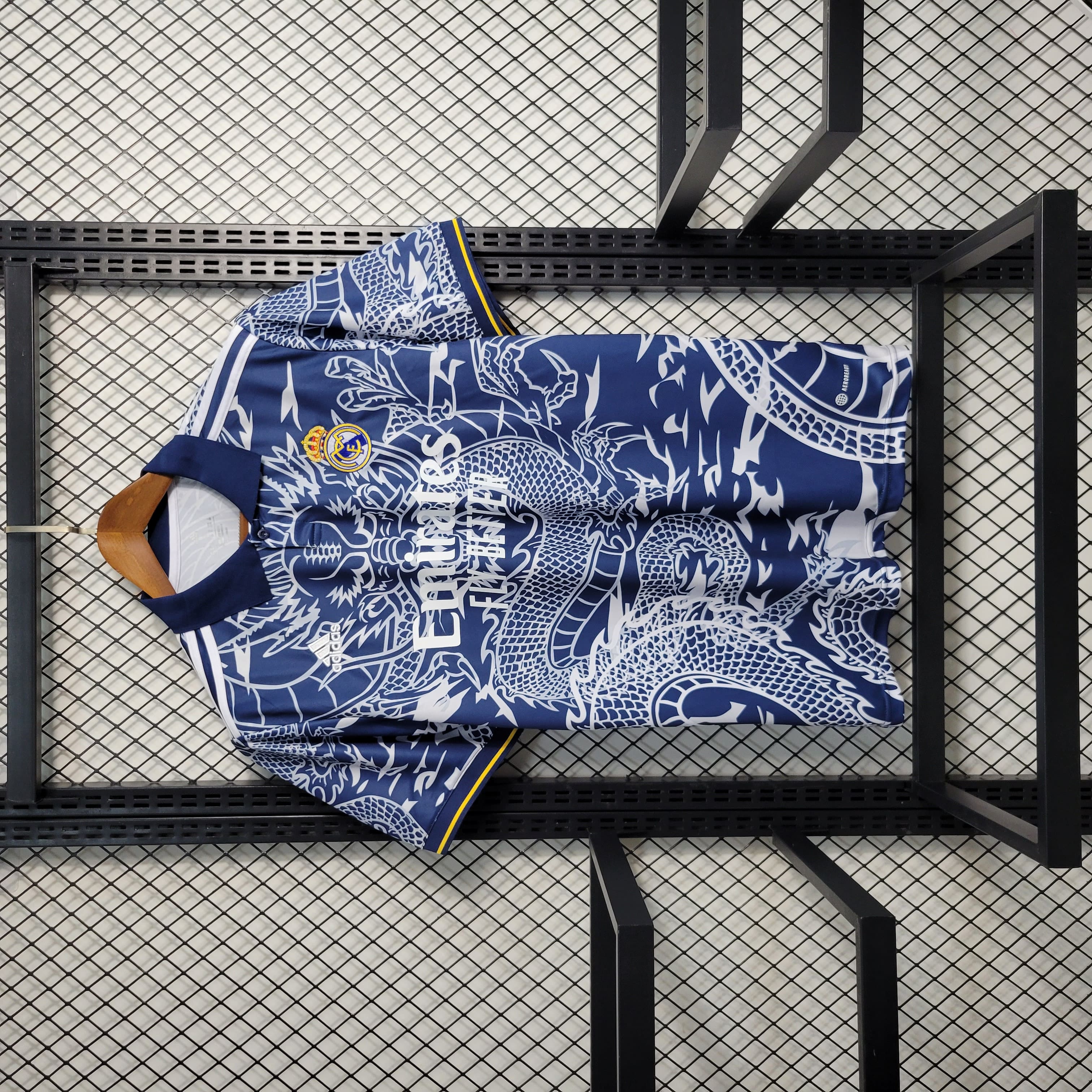 Camisa Gola Polo Real Madrid 23/24 Ed. Especial Dragão Azul