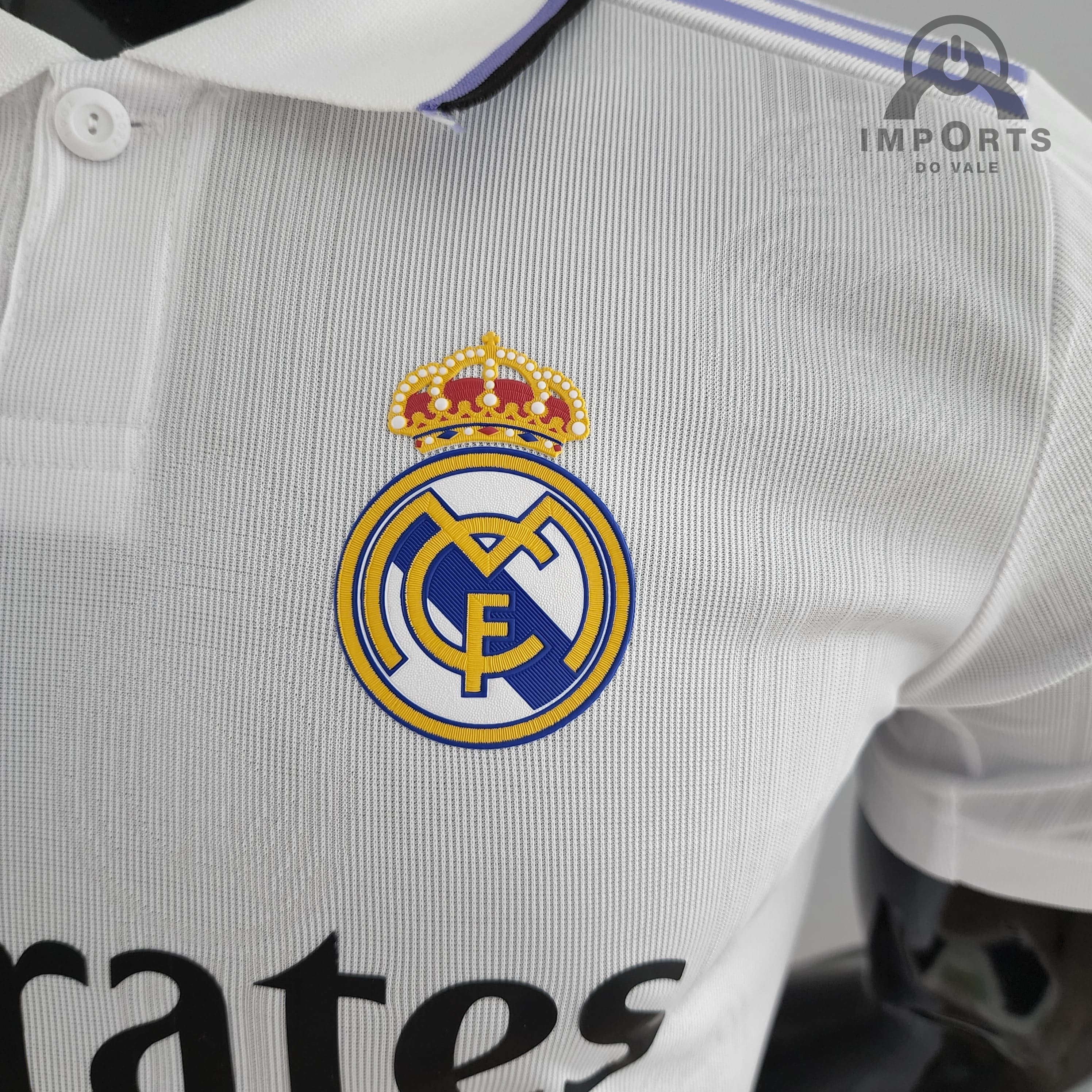 Camisa Manga Longa Real Madrid l 21/22 Versão Jogador - Final da Champion  League + Personalização Grátis - Imports do vale