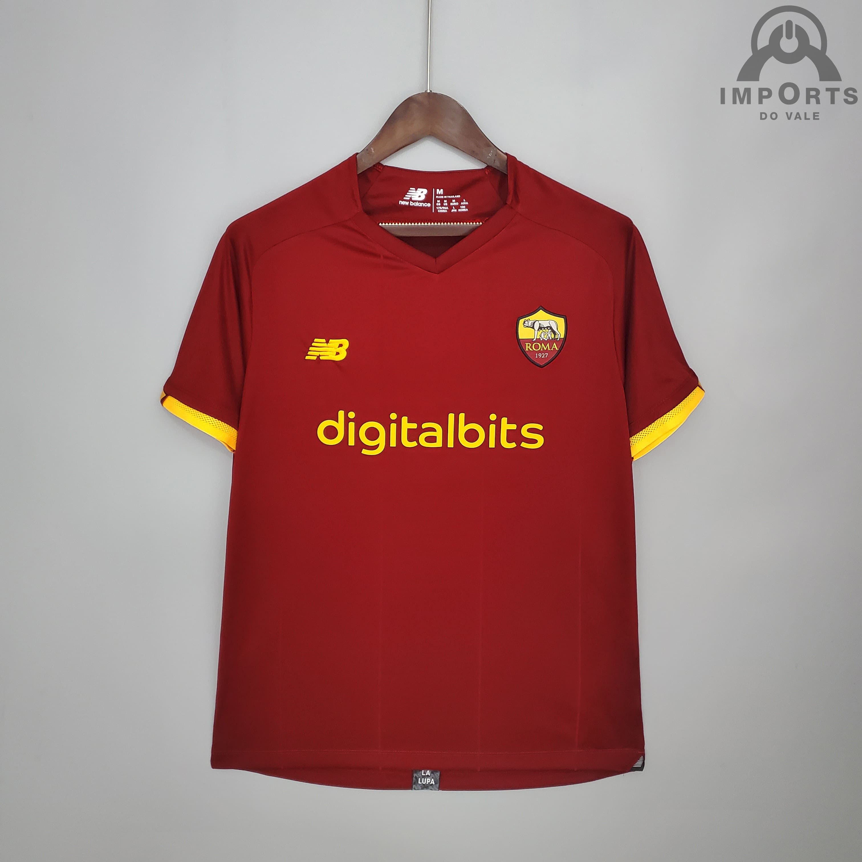 Camisa Roma I 21/22 Versão Torcedor + Personalização Grátis