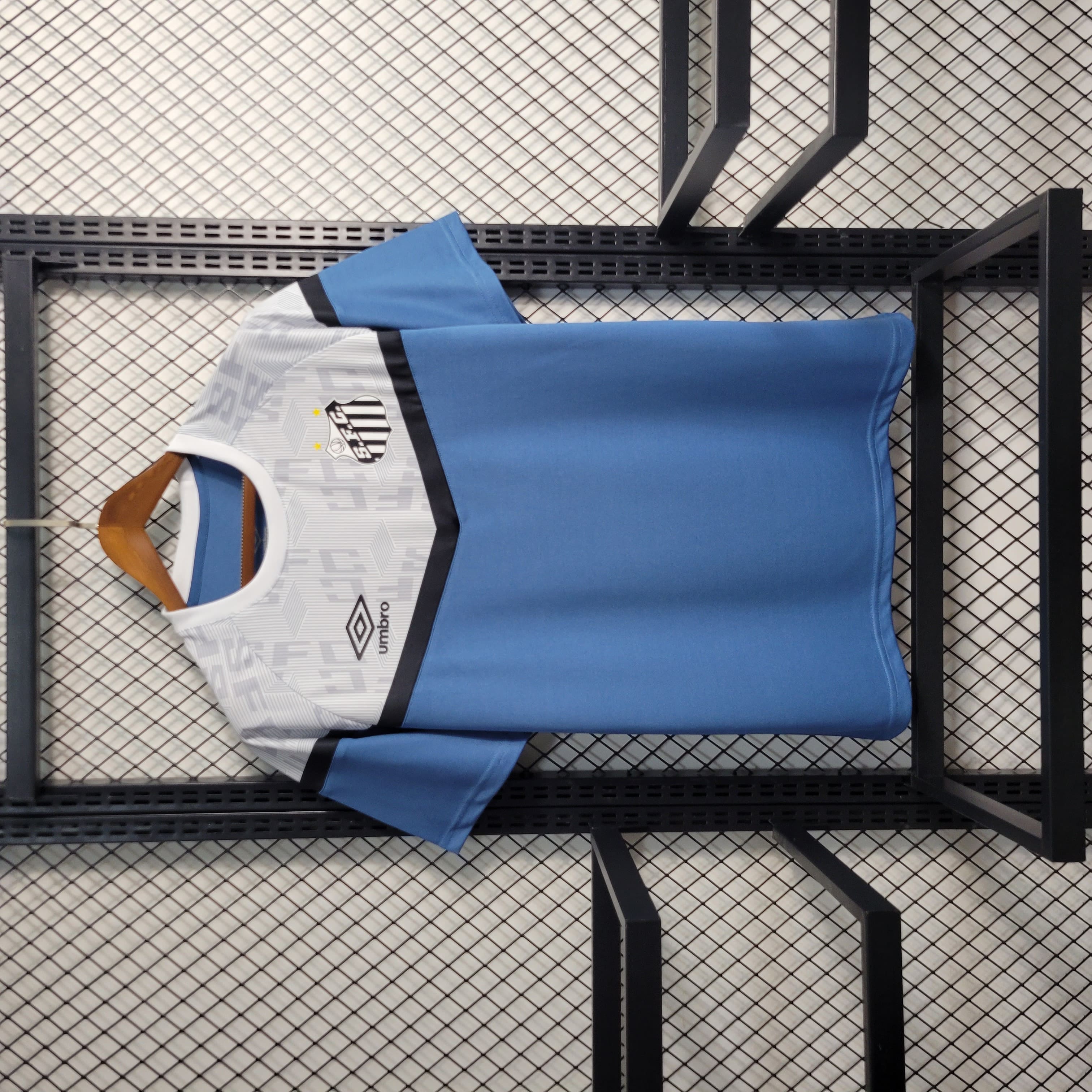 Camisa Santos 23/24 Treino - Azul/branca