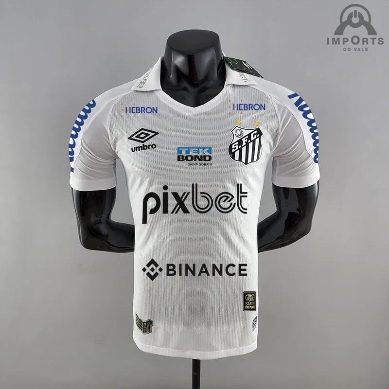 Camisa Santos l 22/23 Versão Jogador + Patrocínios + Personalização Grátis