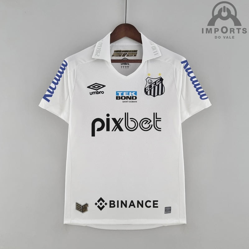 Camisa Santos l 22/23 Versão Torcedor + Patrocínios + Personalização Grátis