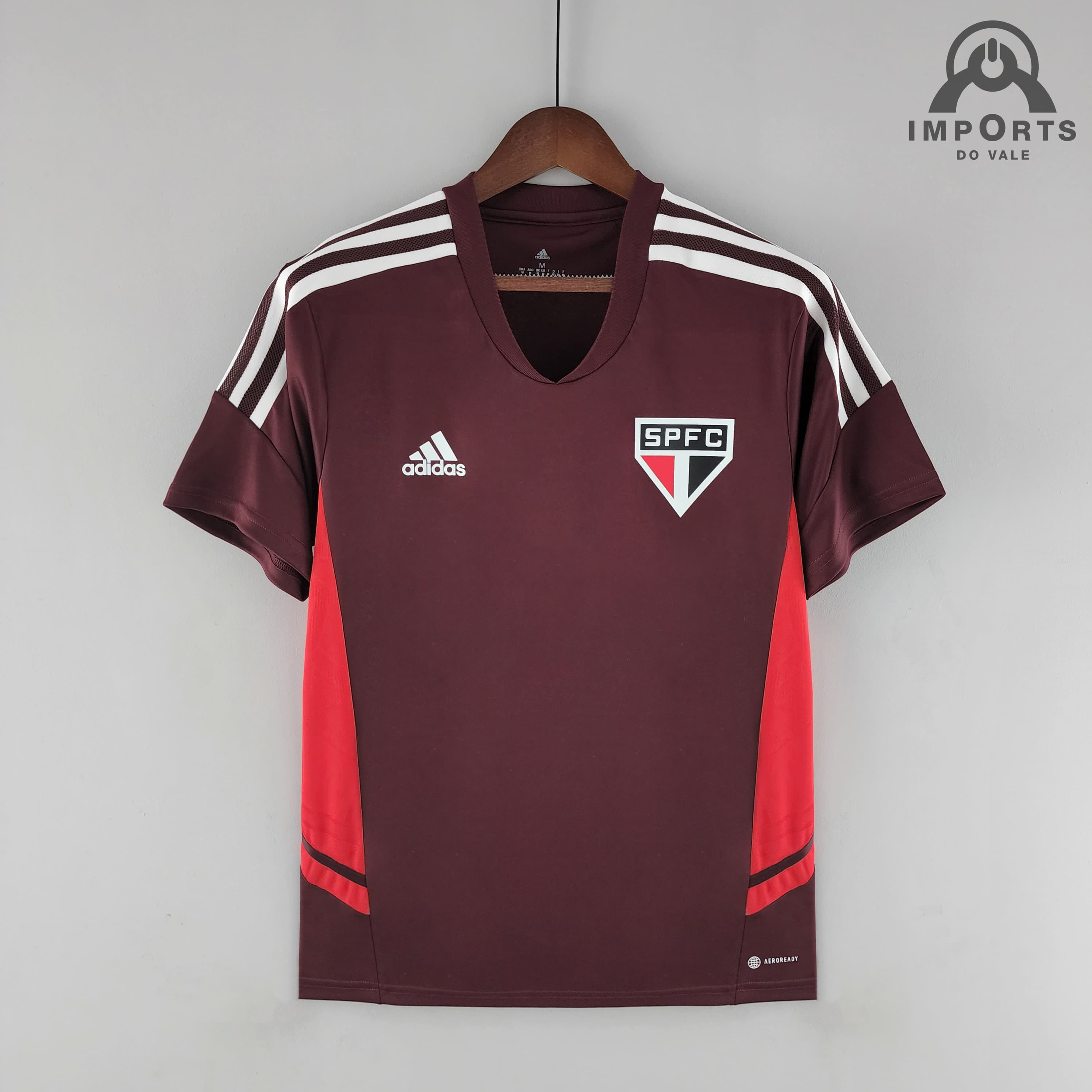 Camisa São Paulo 22/23 Treino - Vinho 