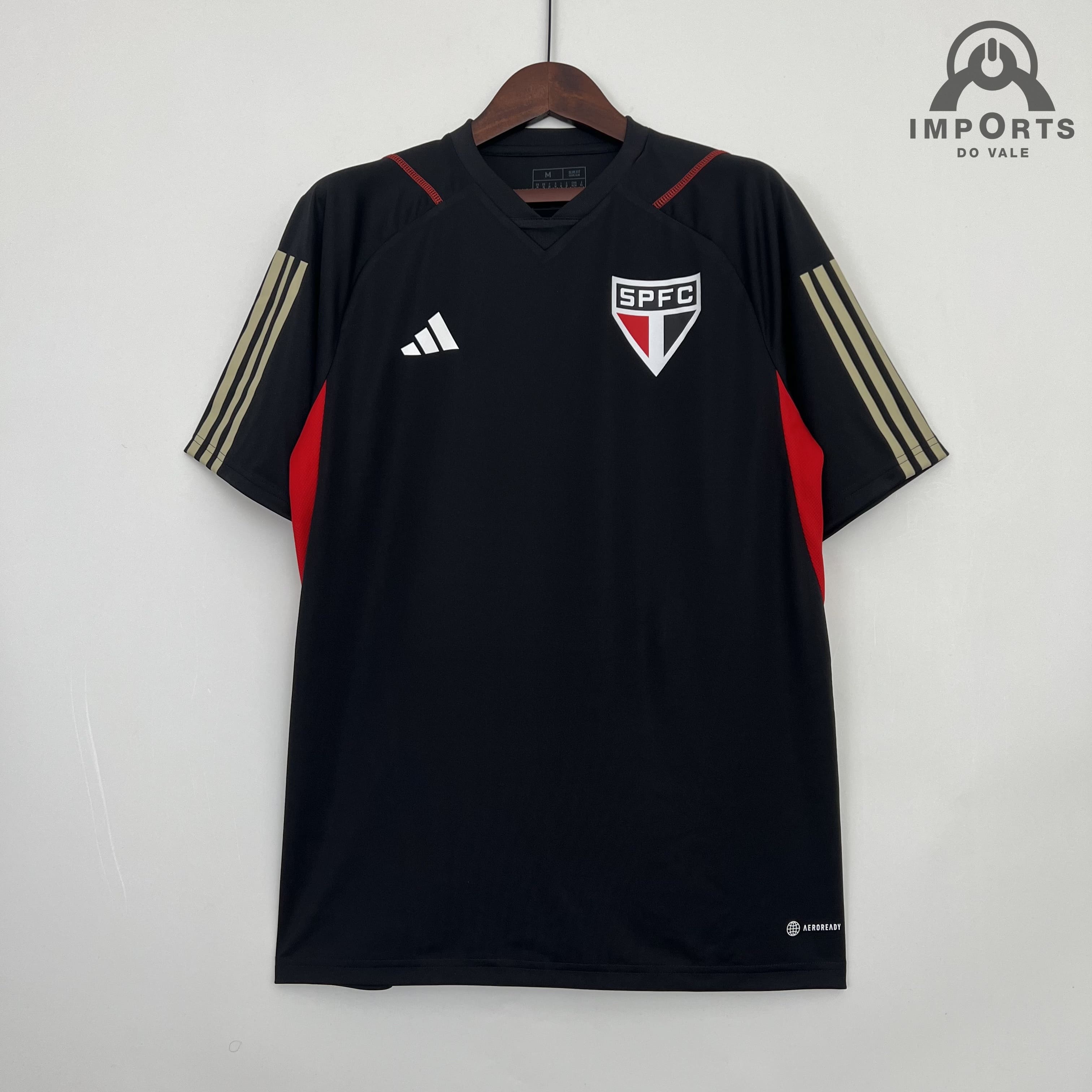 Camisa São Paulo 23/24 Versão Feminina Treino - Preta