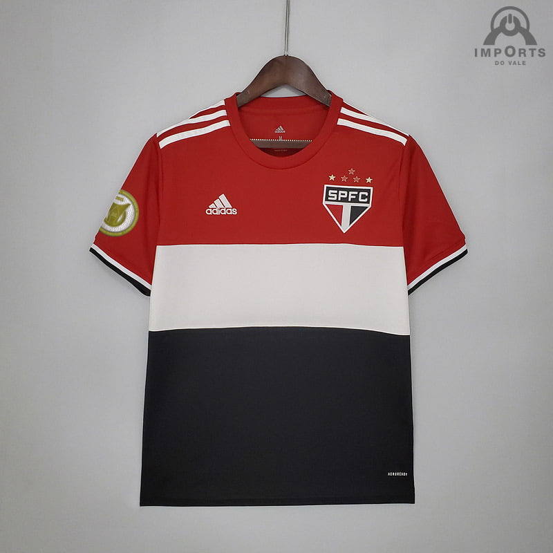 Camisa São Paulo III 21/22 Versão Torcedor + Patrocínios + Personalização Grátis