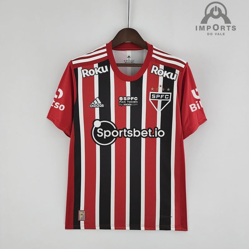 Camisa São Paulo ll 22/23 Versão Torcedor + Patrocínios + Personalização Grátis