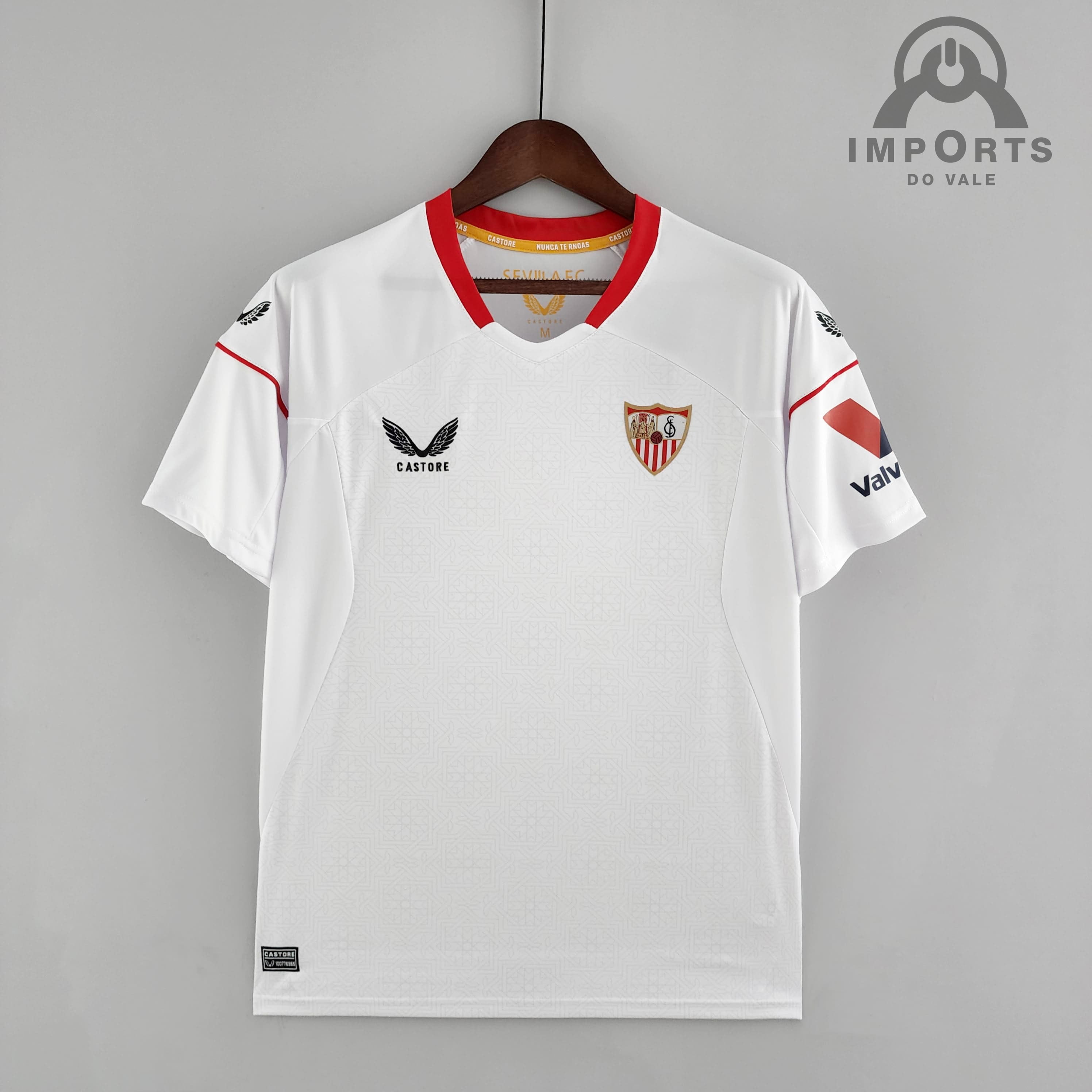 Camisa do Sevilla l 22/23 Versão Torcedor + Personalização Grátis