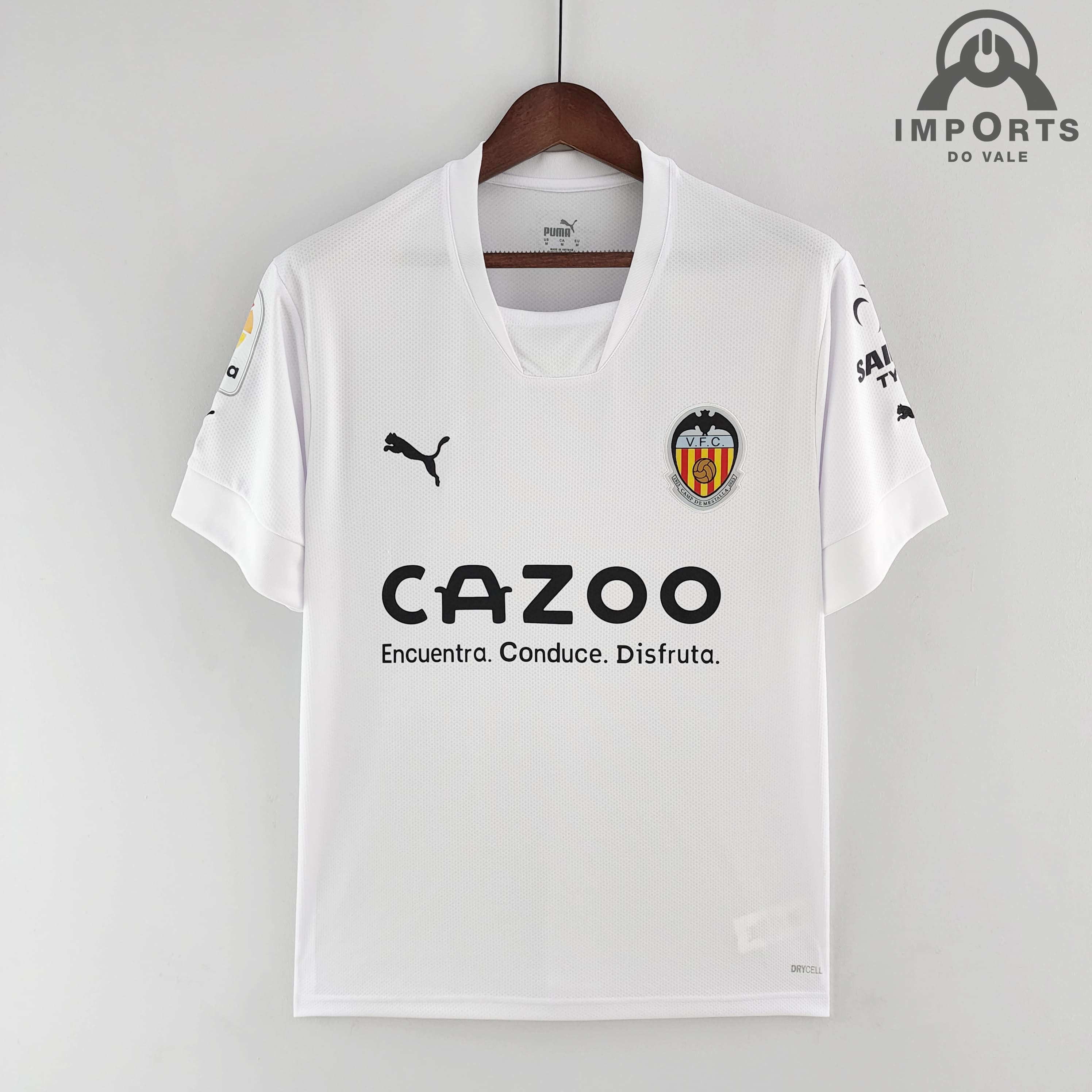 Camisa Valencia I 22/23 Versão Torcedor + Personalização Grátis