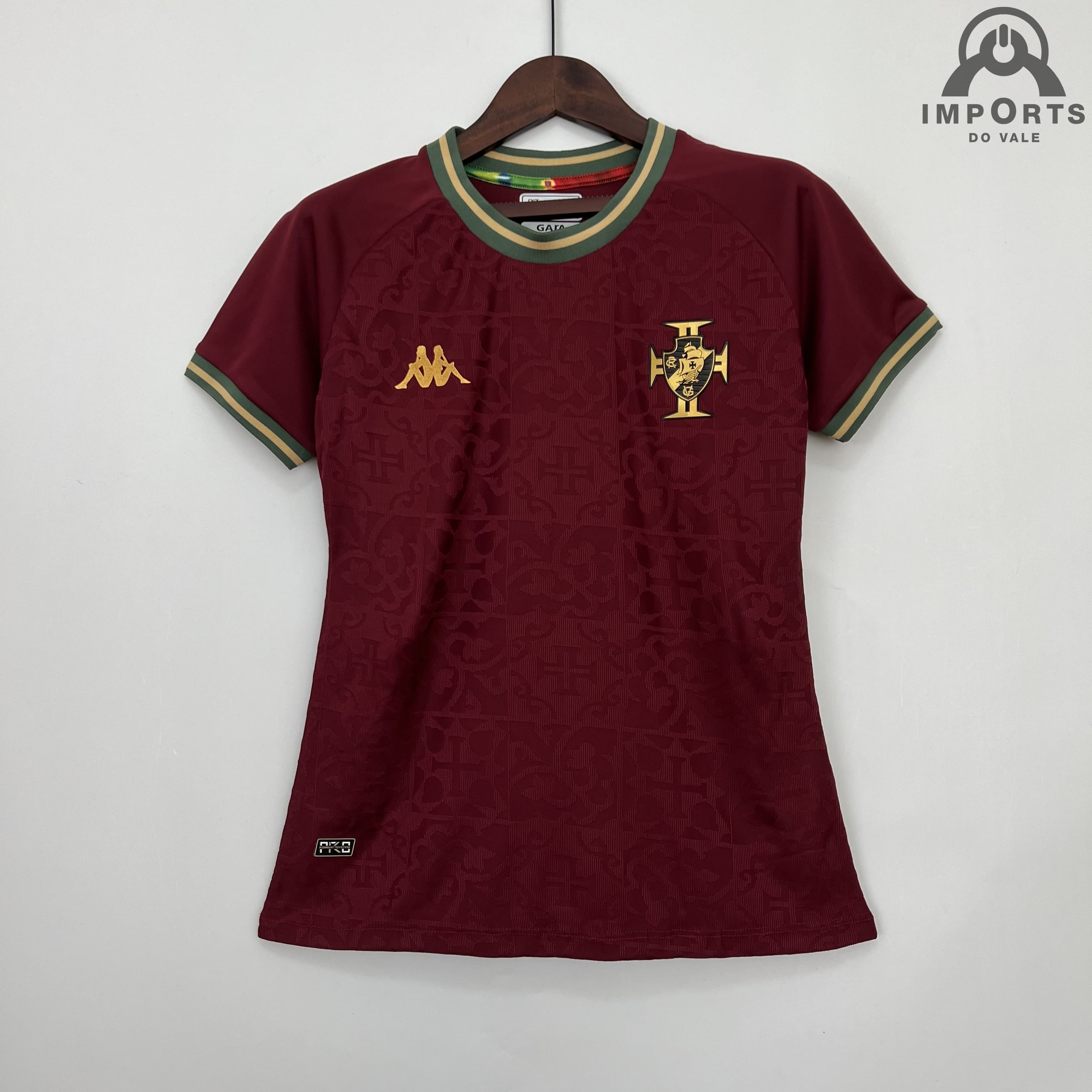Camisa Vasco 22/23 Versão Feminina Goleiro Vinho + Personalização Grátis