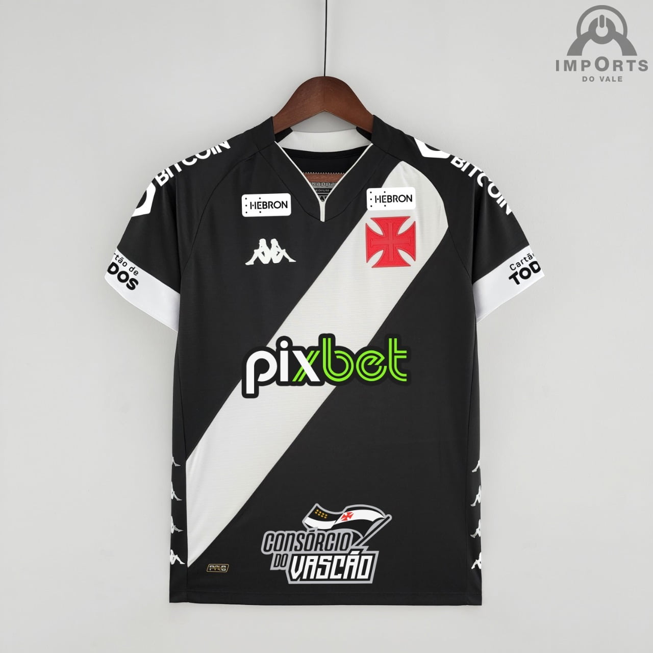 Camisa Vasco l 22/23 Versão Torcedor + Patrocínios + Personalização Grátis
