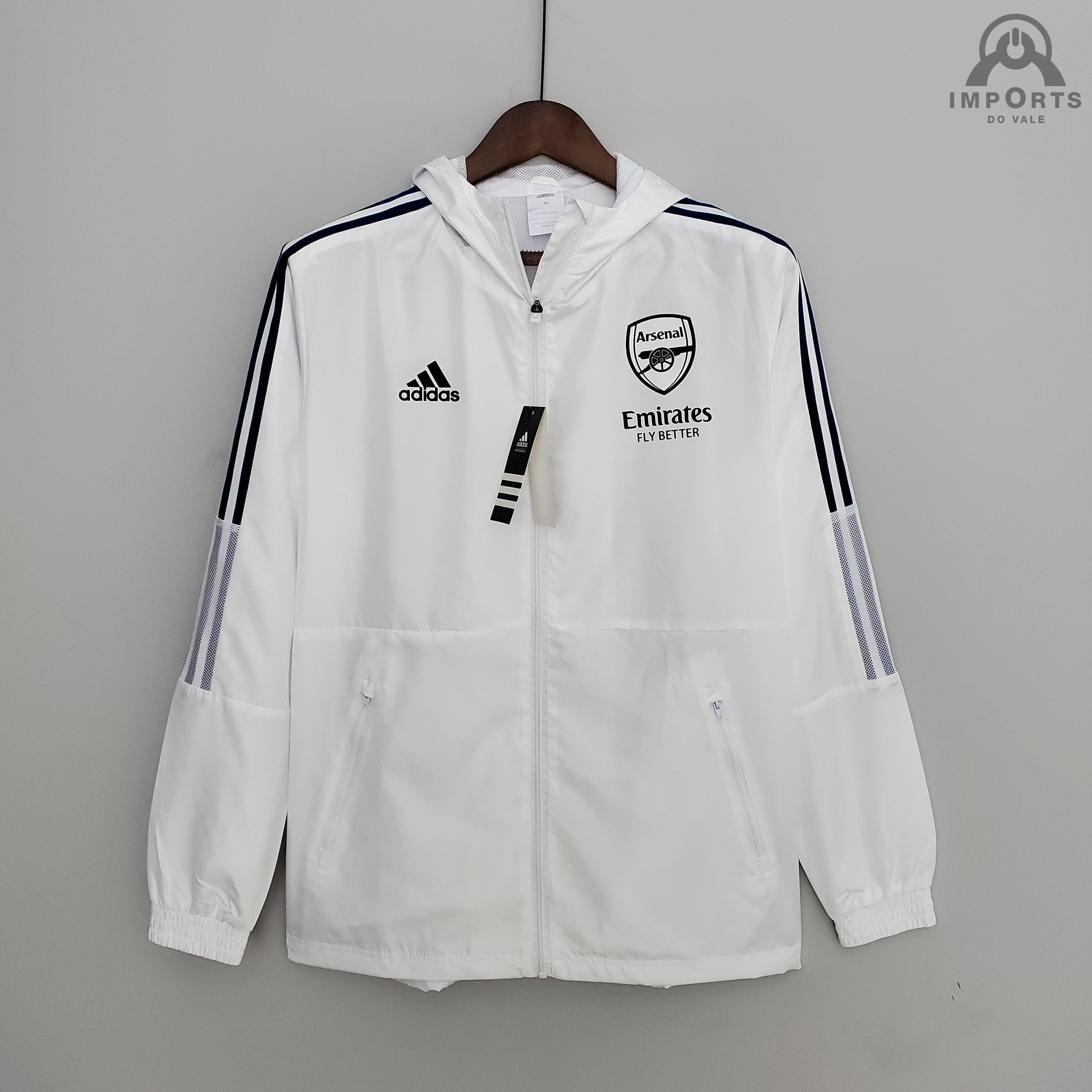 Jaqueta Corta-Vento Arsenal 22/23 - Branco