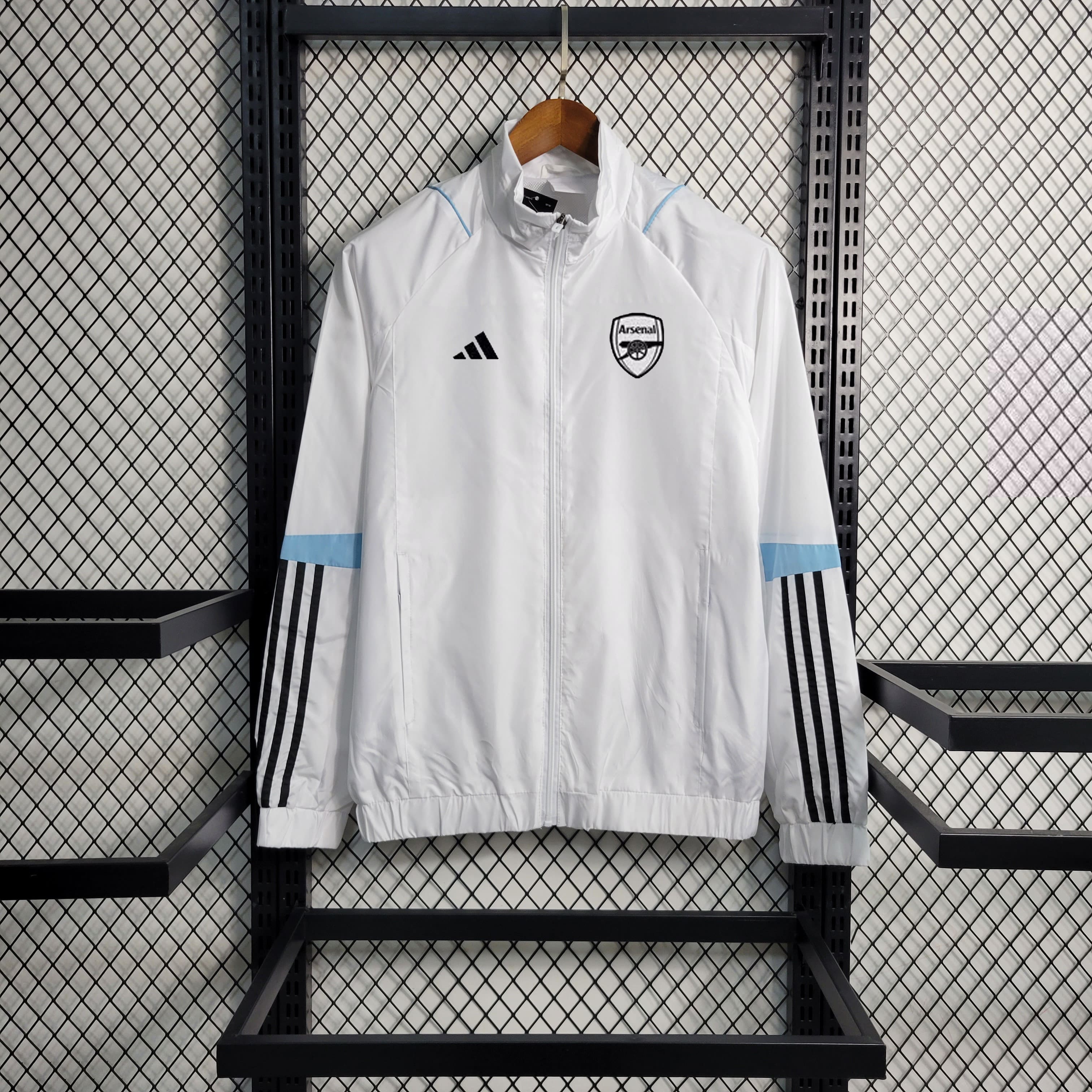 Jaqueta Corta-Vento Arsenal 23/24 - Branco