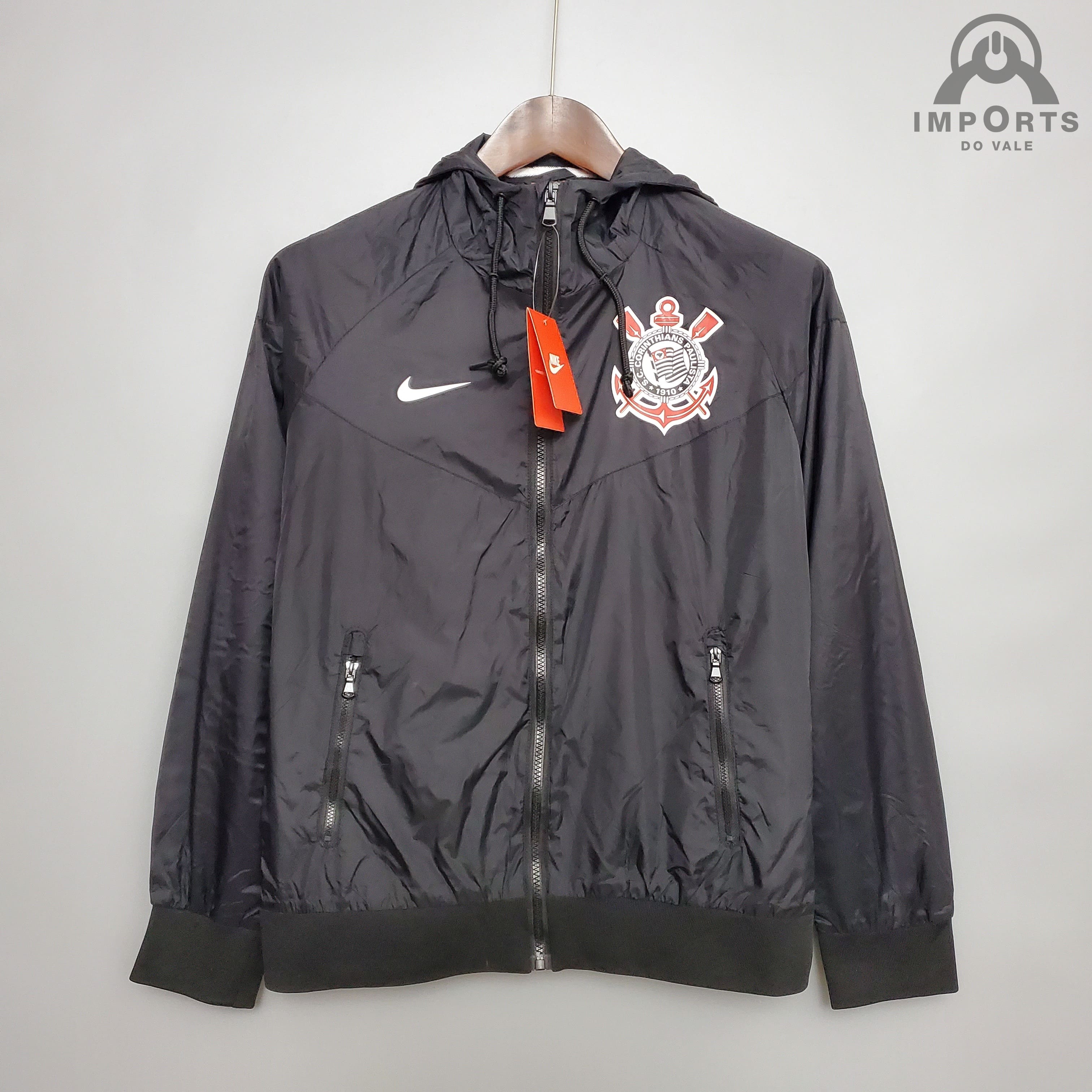 Jaqueta Corta-Vento Corinthians 21/22 - Preto