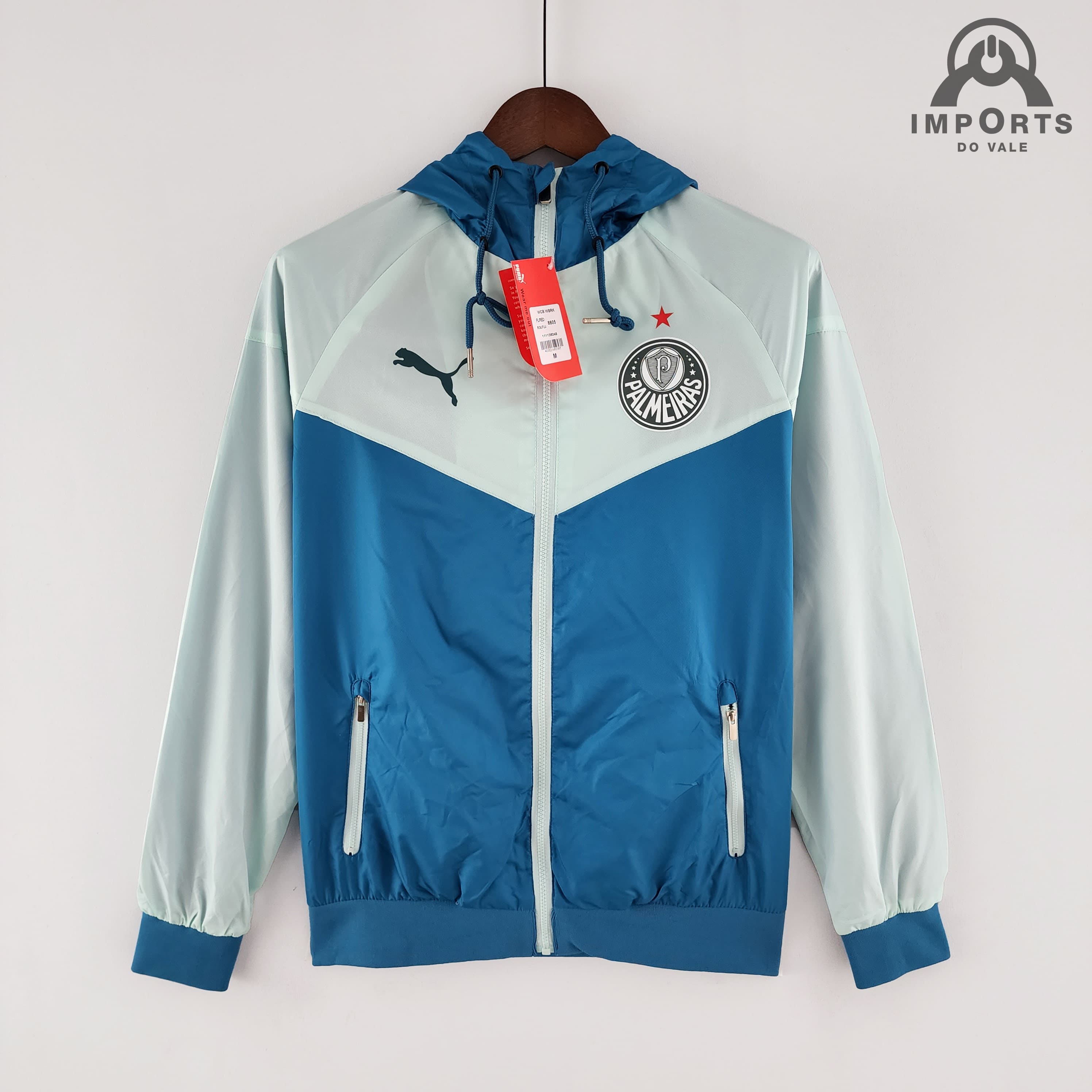 Jaqueta Corta-Vento Palmeiras 22/23 - Azul