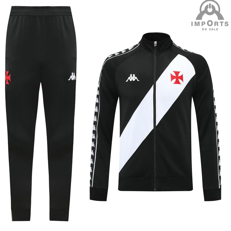 Agasalho e Calça Vasco 22/23 - Preta