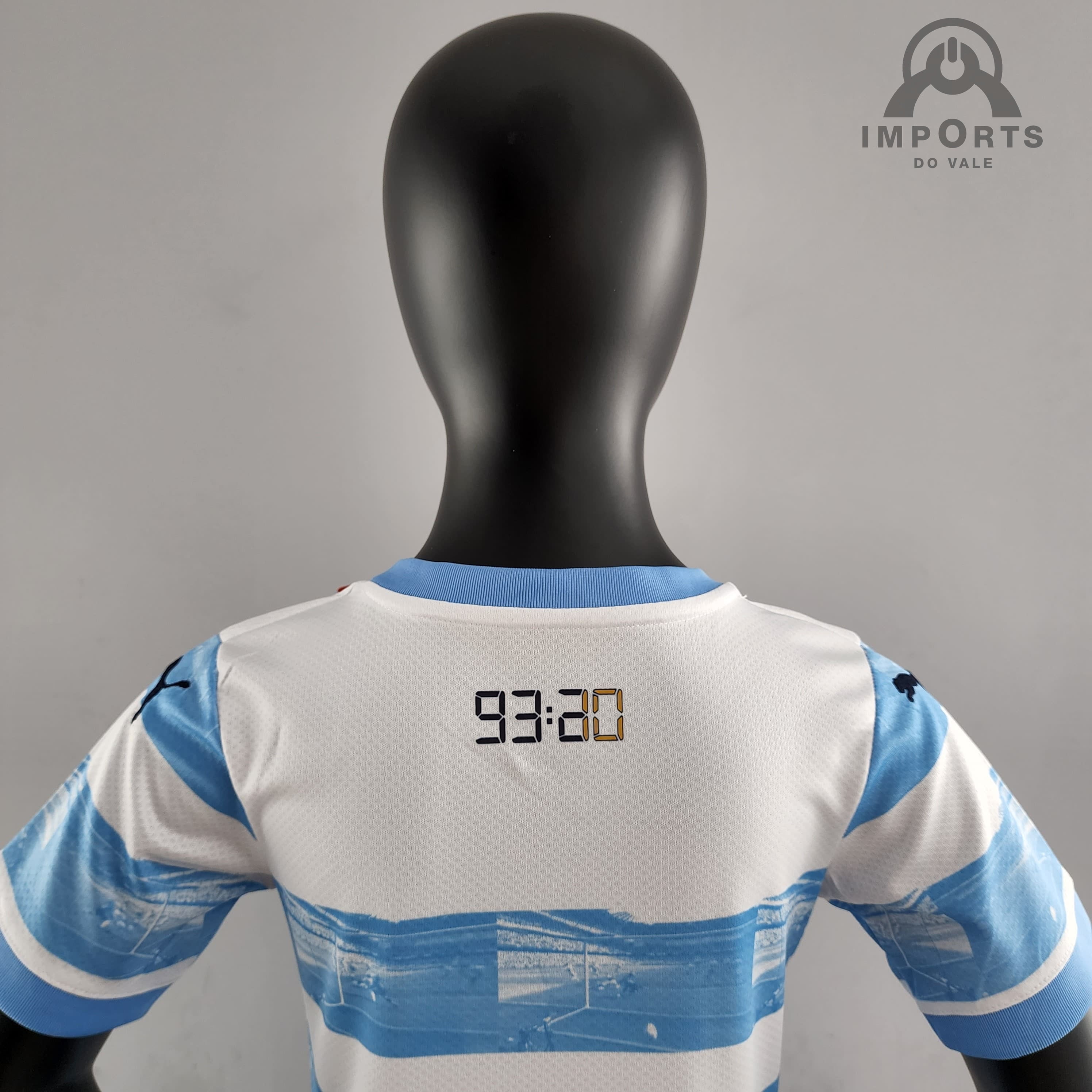 Kit Infantil Manchester City 22/23 Versão Jogador Ed. Especial Azul e  Branco - Imports do vale