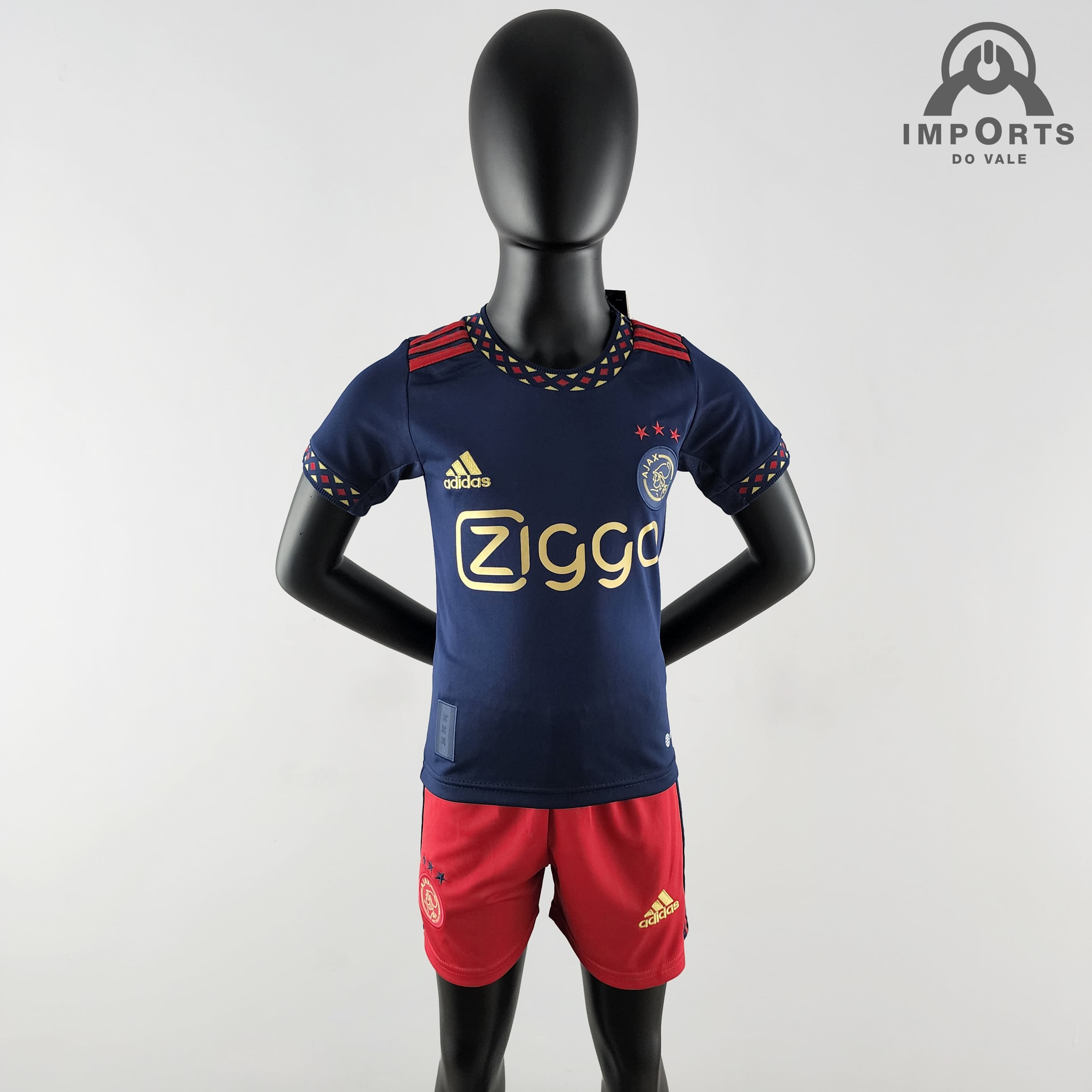 Kit Infantil Ajax II 23/24 + Personalização Grátis 