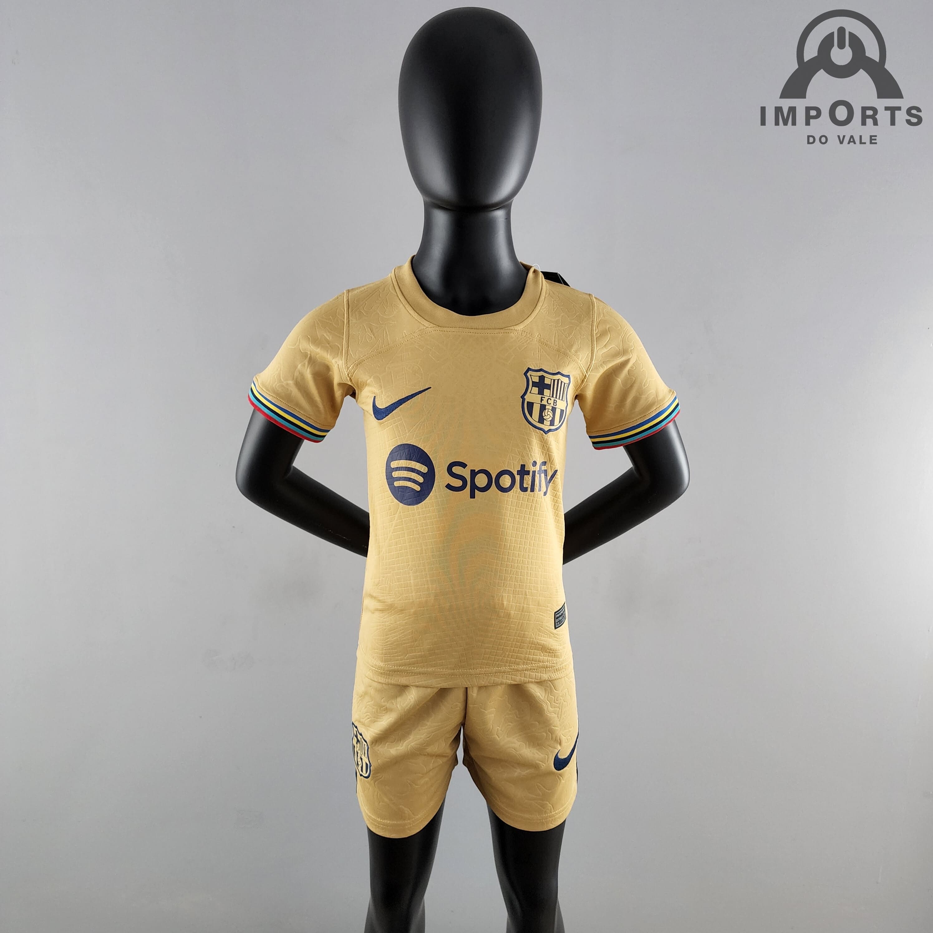 Kit Infantil Barcelona II 22/23 + Personalização Grátis