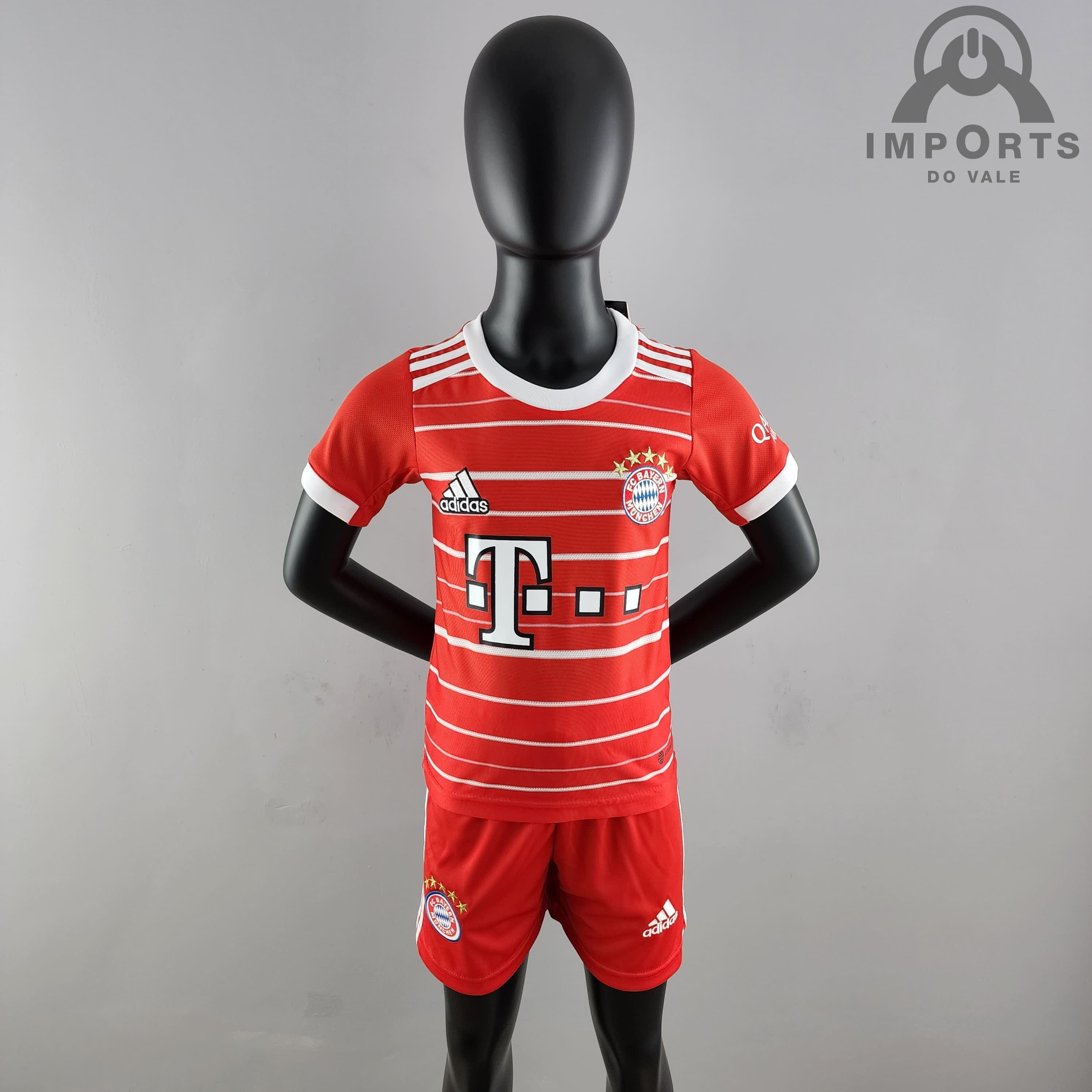 Kit Infantil Bayern de Munique l 22/23 + Personalização Grátis