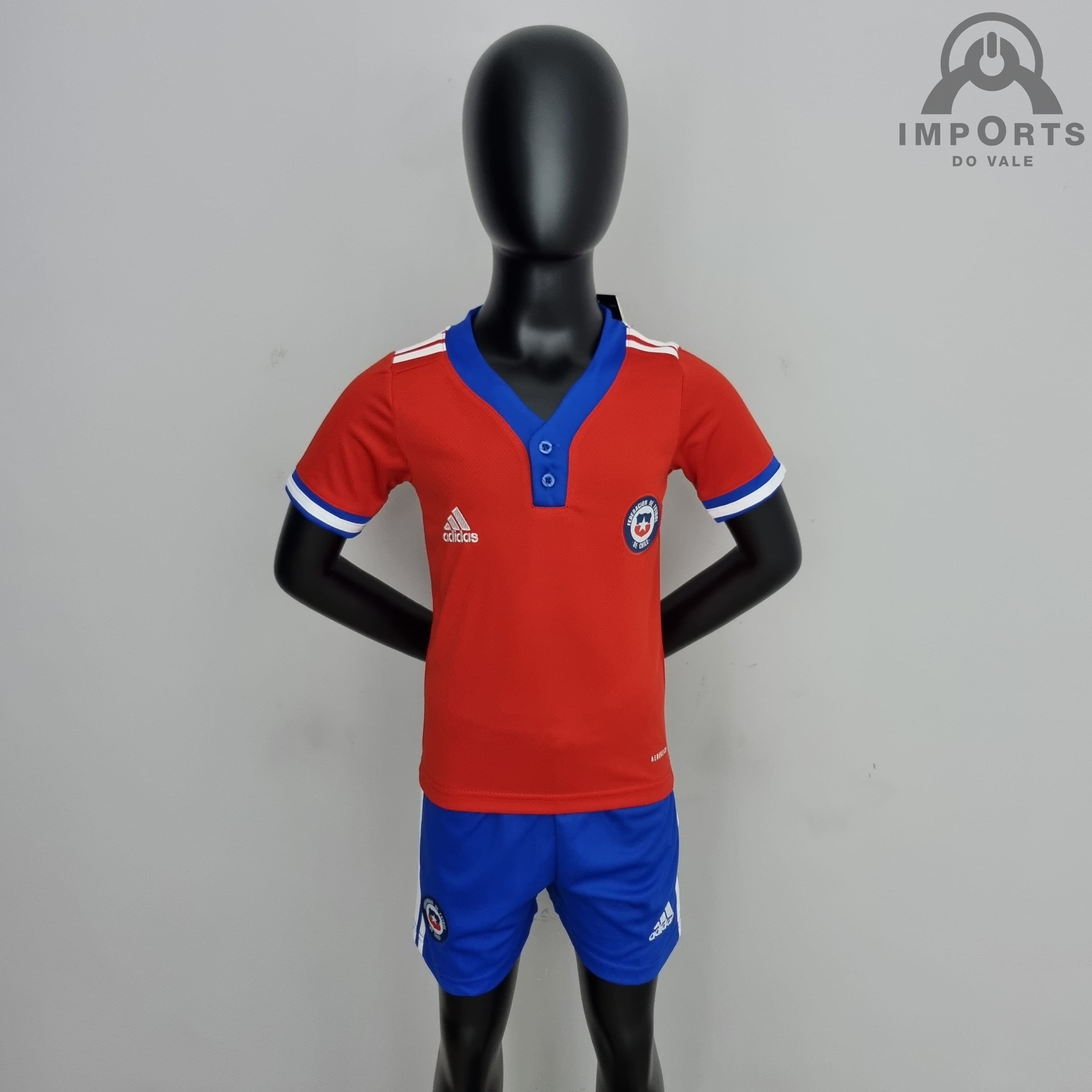 Kit Infantil Chile I 22/23 + Personalização Grátis