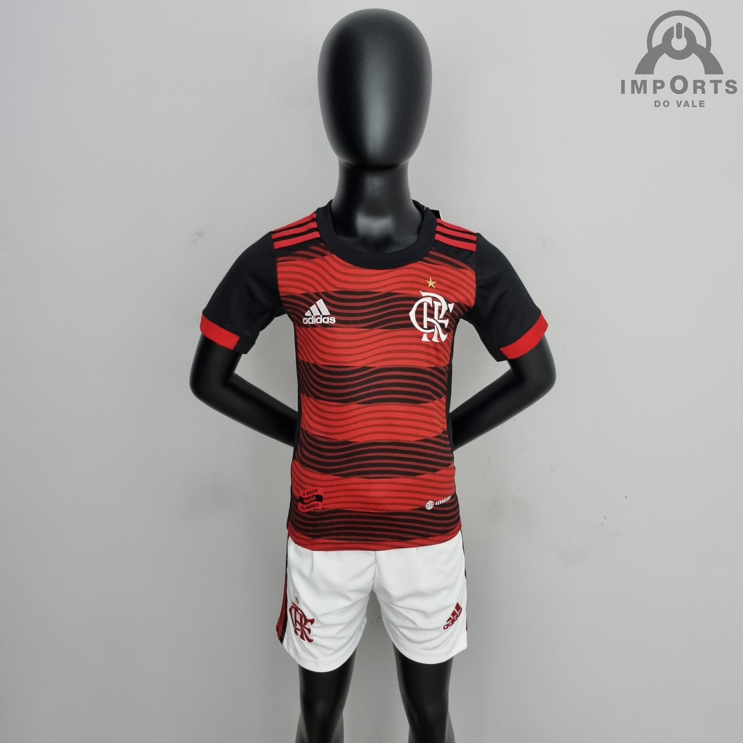 Kit Infantil Flamengo I 22/23 + Personalização Grátis 