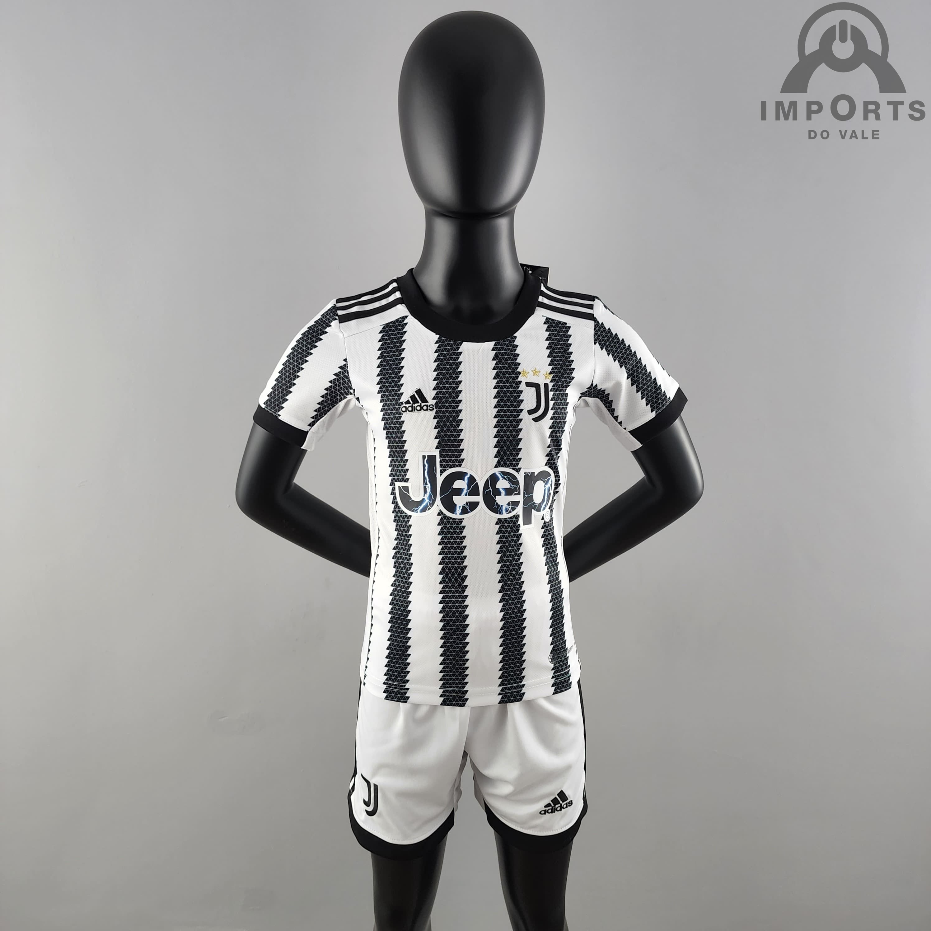 Kit Infantil Juventus l 22/23 + Personalização Grátis