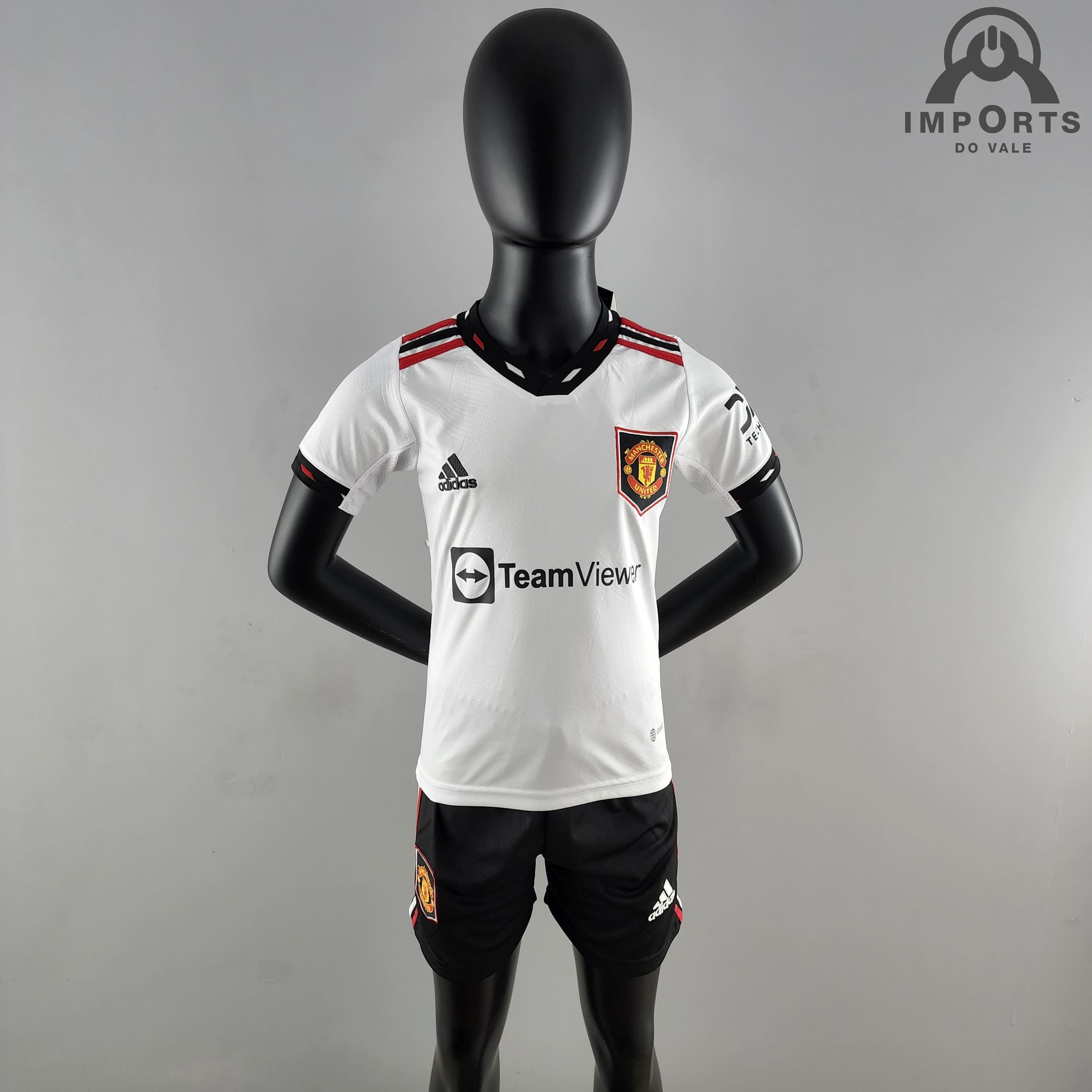 Kit Infantil Manchester United II 22/23 + Personalização Grátis