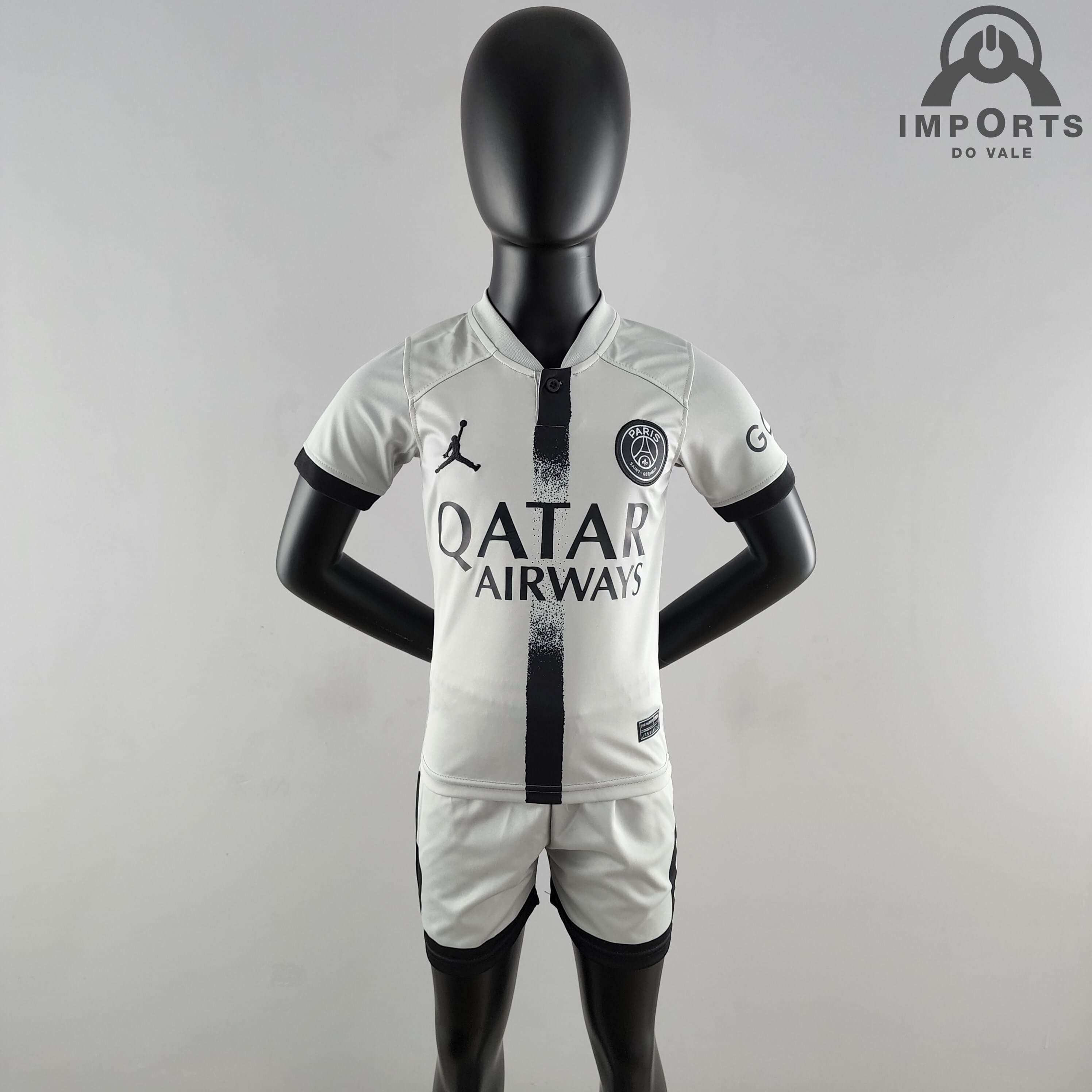 Kit Infantil Paris Saint-Germain (PSG) II 22/23 + Personalização Grátis 