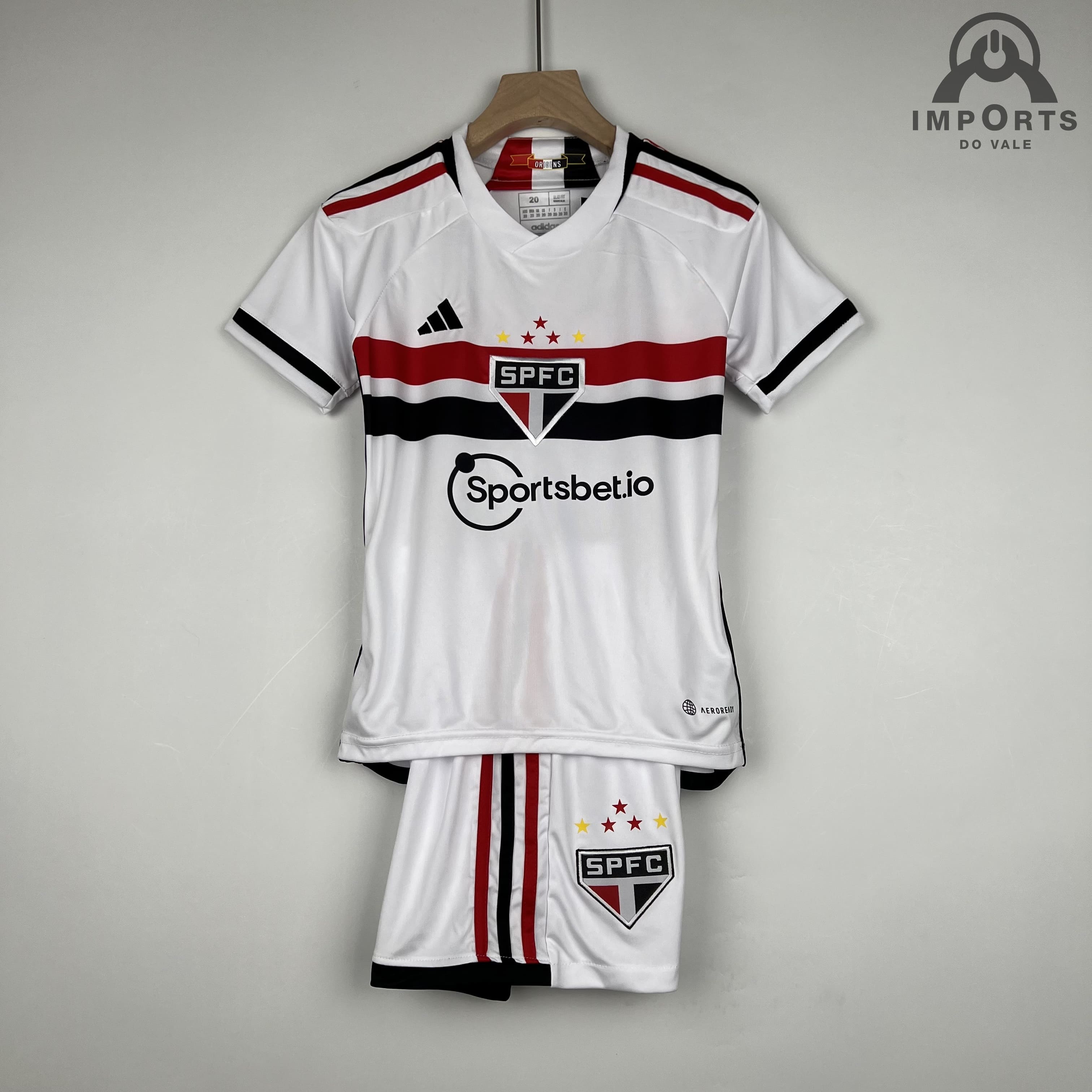 Kit Infantil São Paulo I 23/24 + Personalização Grátis