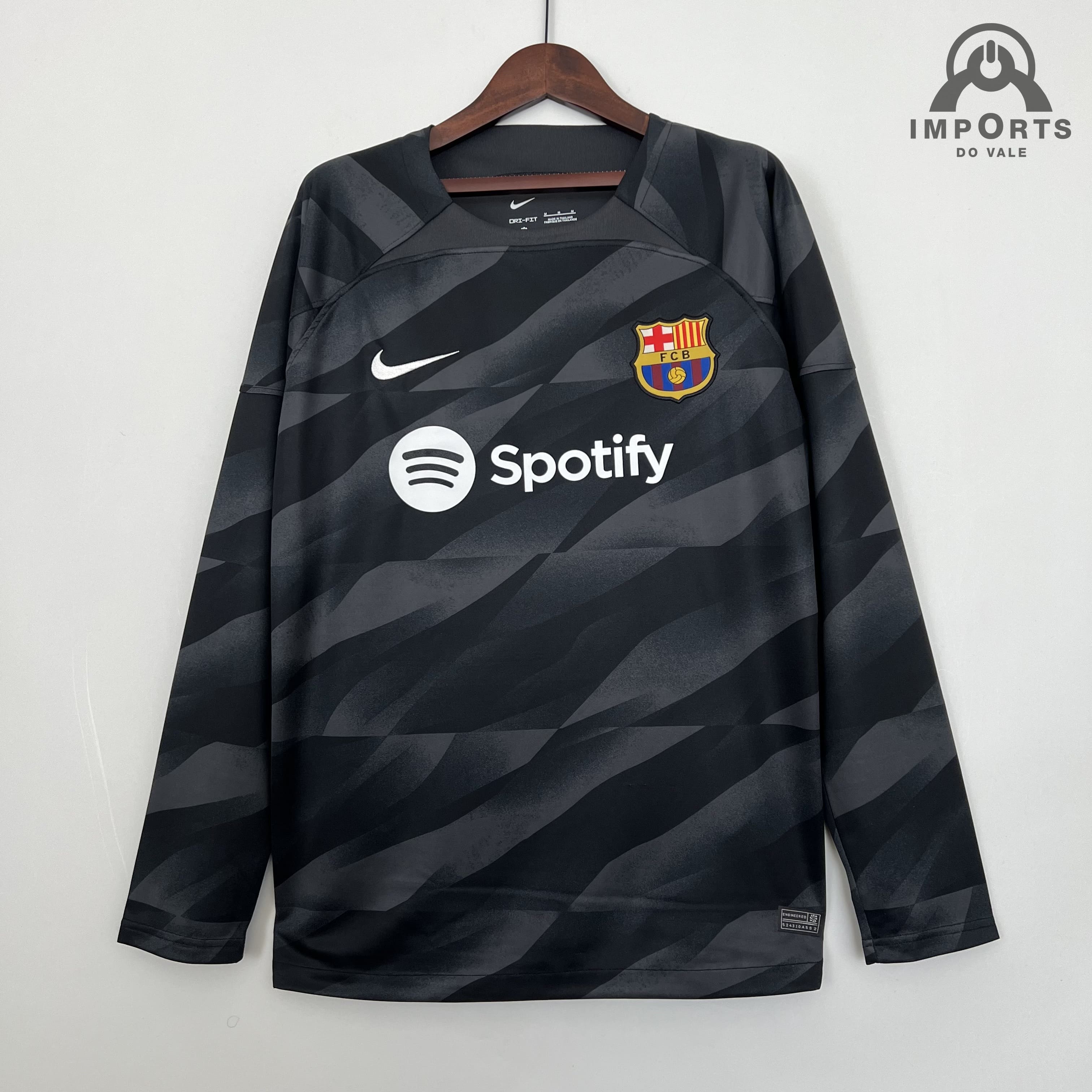 Manga Longa Barcelona 23/24 Goleiro + Personalização Grátis