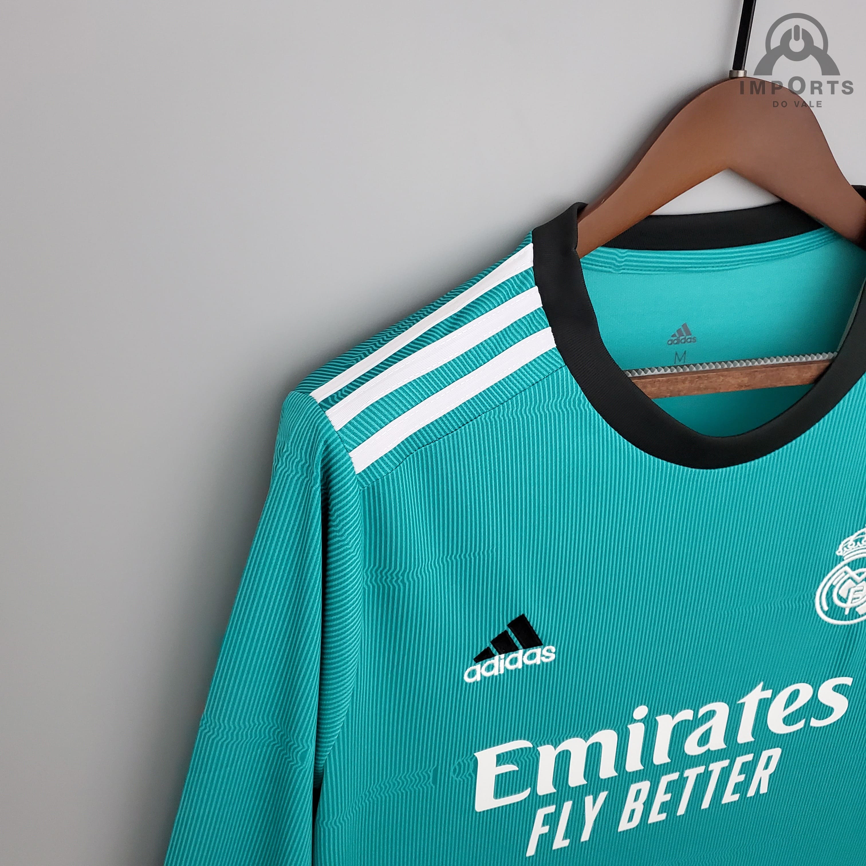 Camisa Manga Longa Real Madrid l 21/22 Versão Jogador - Final da