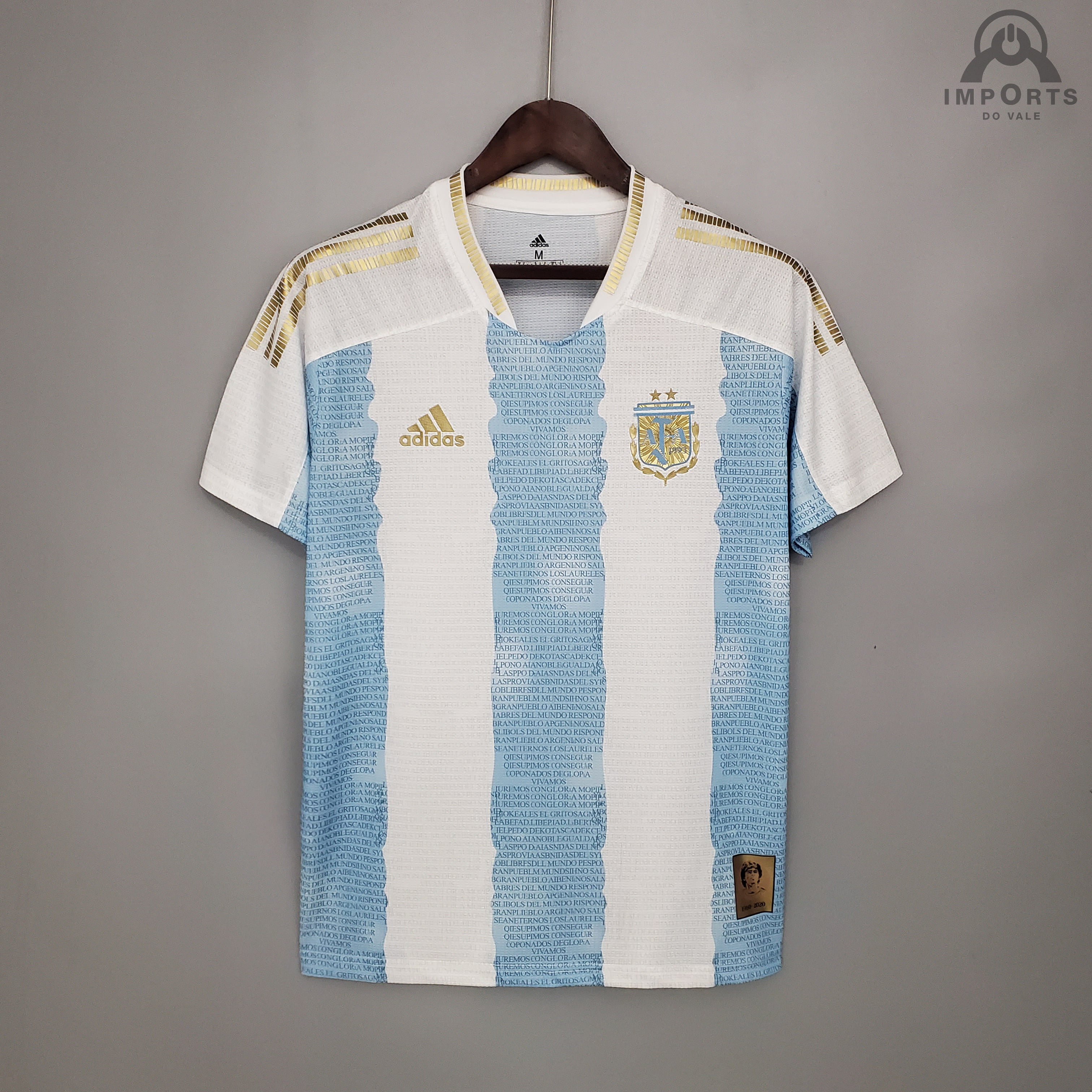 Camisa da Seleção da Argentina 2021 Edição Especial Maradona Versão Torcedor
