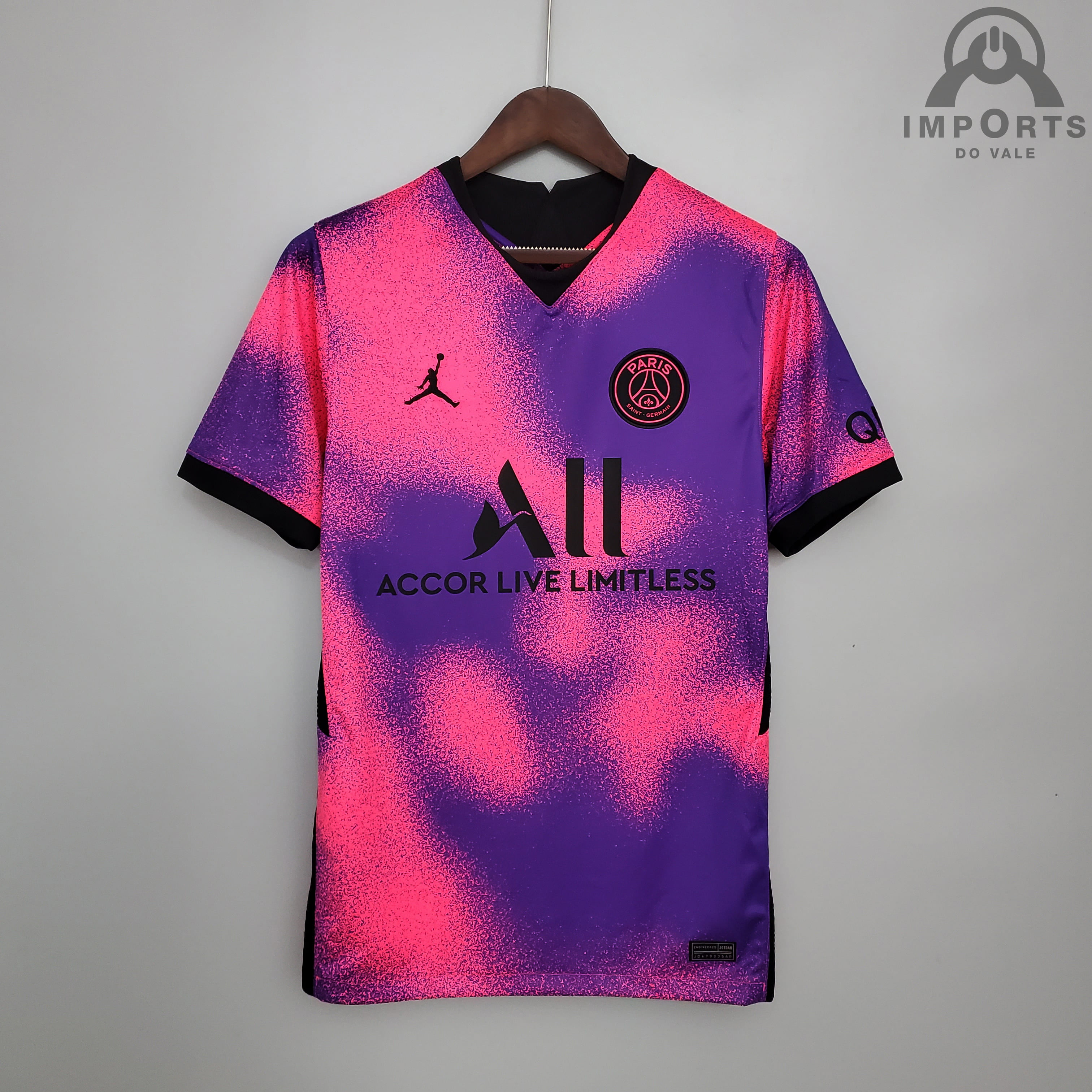Camisa Paris Saint-Germain IV 20/21 Versão Torcedor + Personalização Grátis