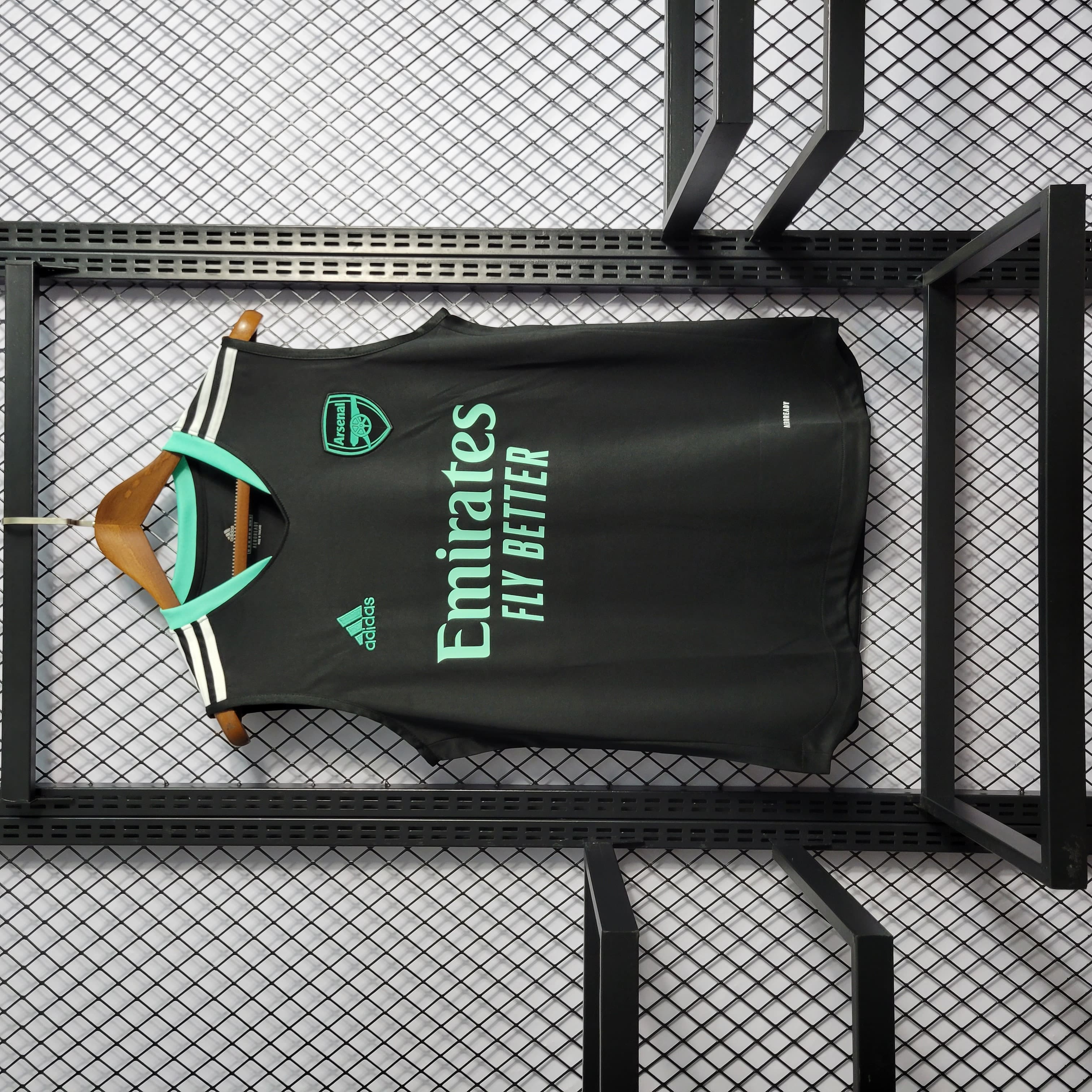Regata Arsenal 22/23 Preta + Personalização Grátis