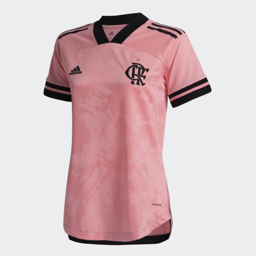 Camisa Flamengo 2020 Versão Feminina Ed. Especial Outubro Rosa +