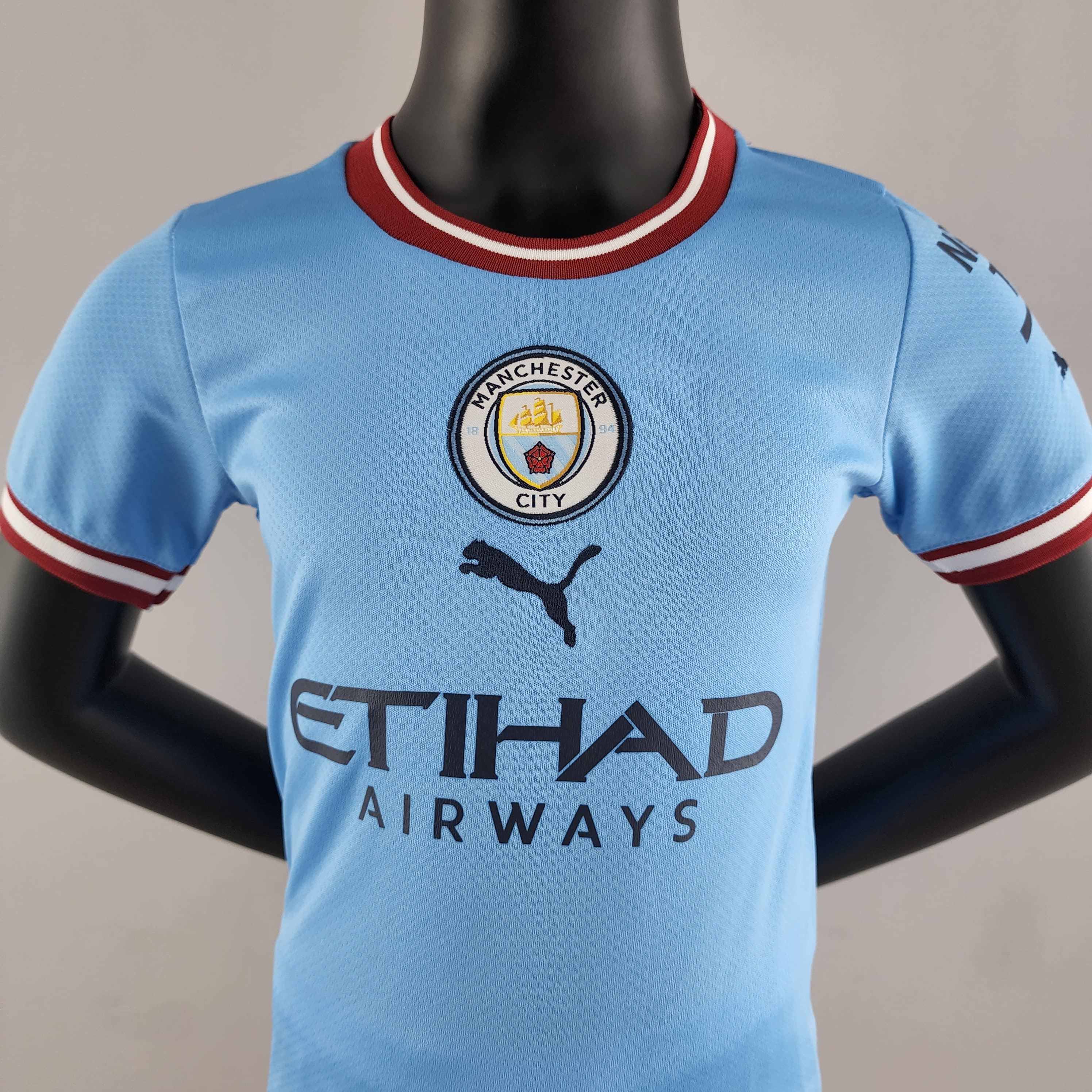 Kit Infantil Manchester City 22/23 Versão Jogador Ed. Especial Azul e  Branco - Imports do vale