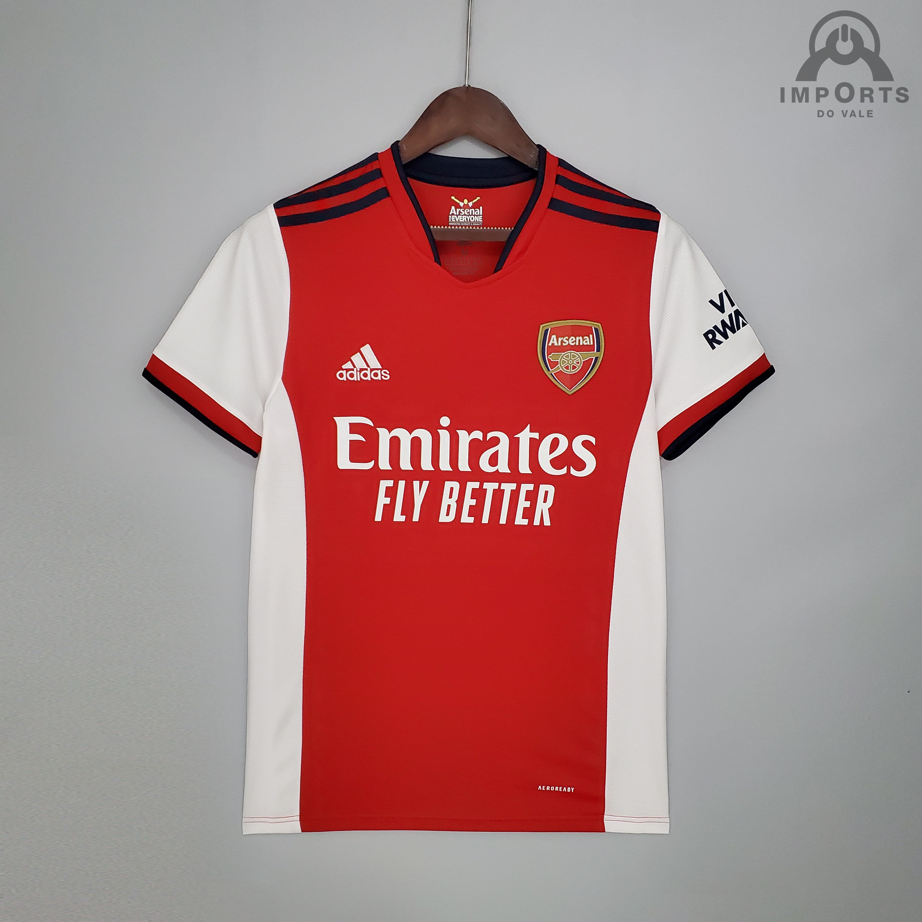 Camisa Arsenal I 21/22 Versão Torcedor + Personalização Grátis