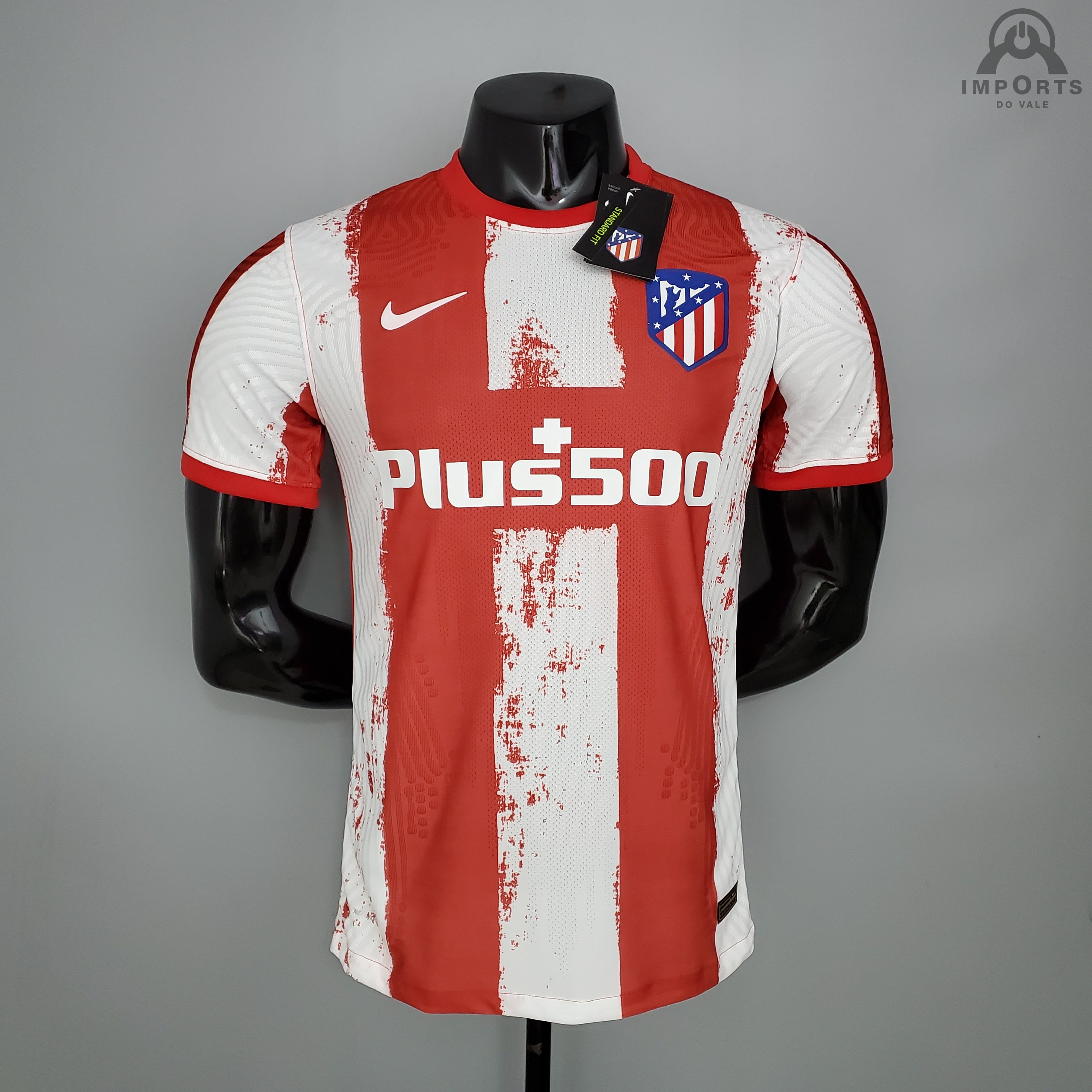 Camisa Atlético de Madrid I 21/22 Versão Jogador + Personalização Grátis 