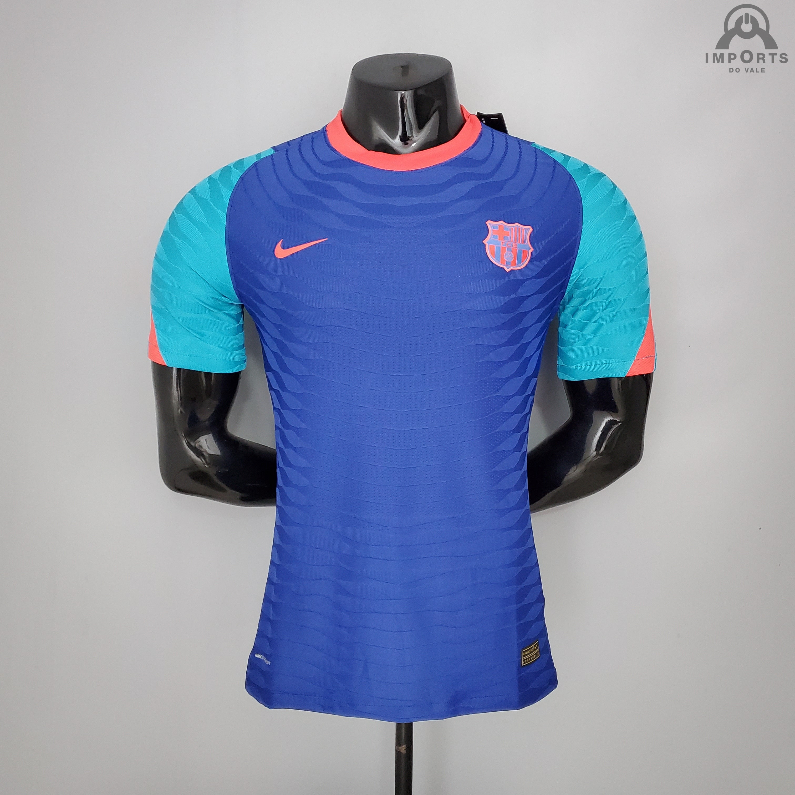 camisa barcelona treino azul