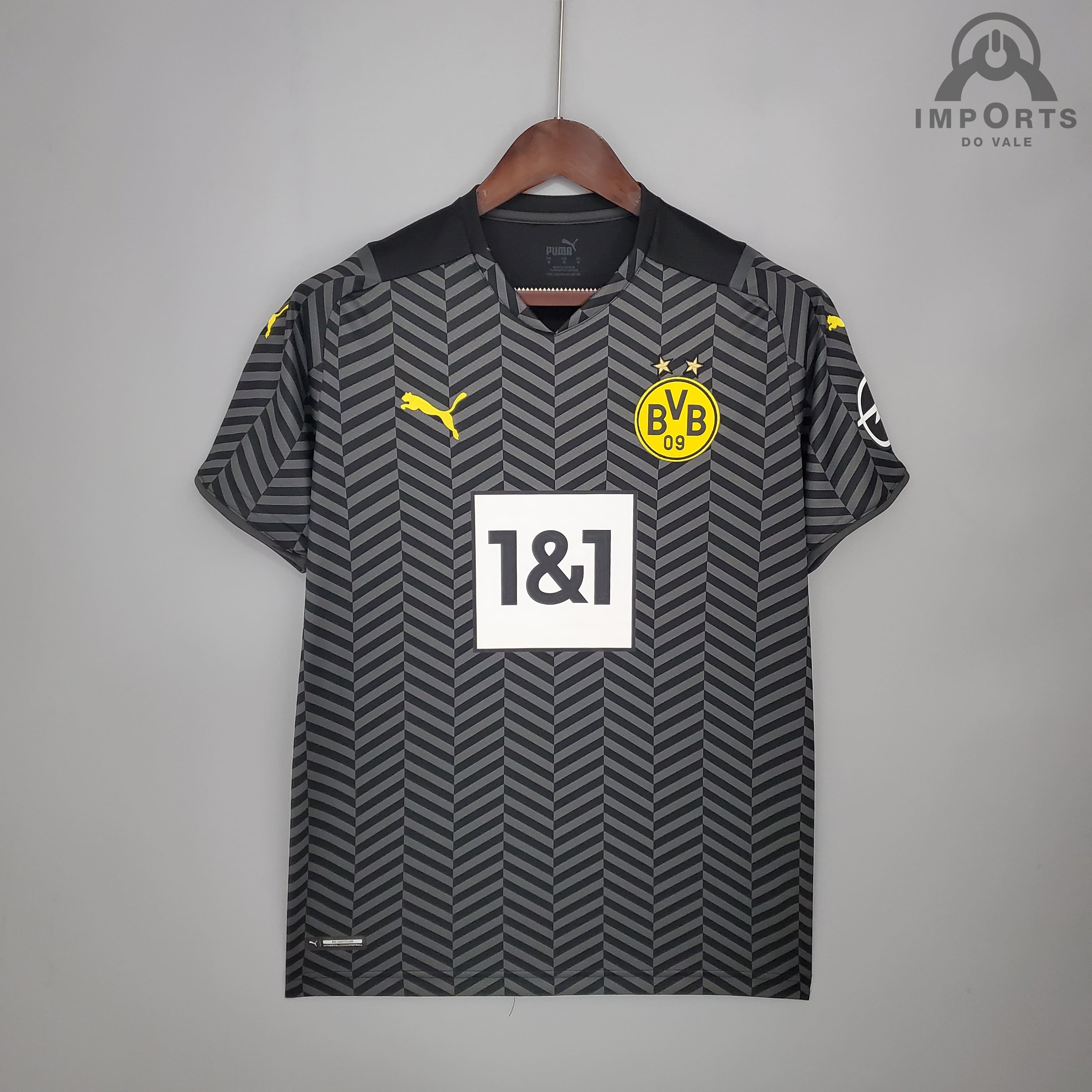 Camisa Borussia Dortmund II 21/22 Versão Torcedor + Personalização Grátis