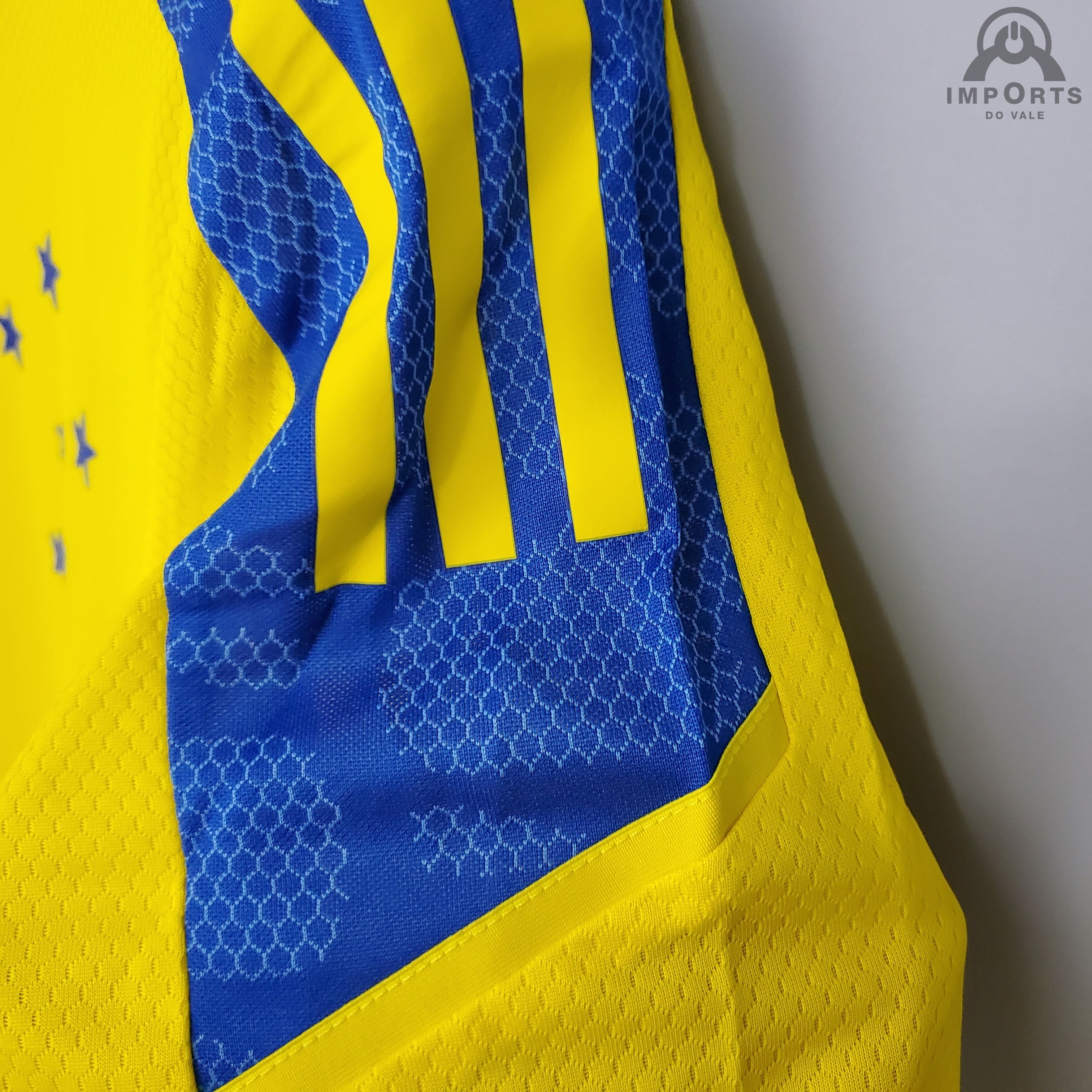 camisa de treino do cruzeiro amarela