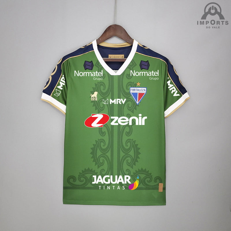 Camisa Fortaleza Goleiro Copa do Nordeste 2021 + Patrocínios + Personalização Grátis