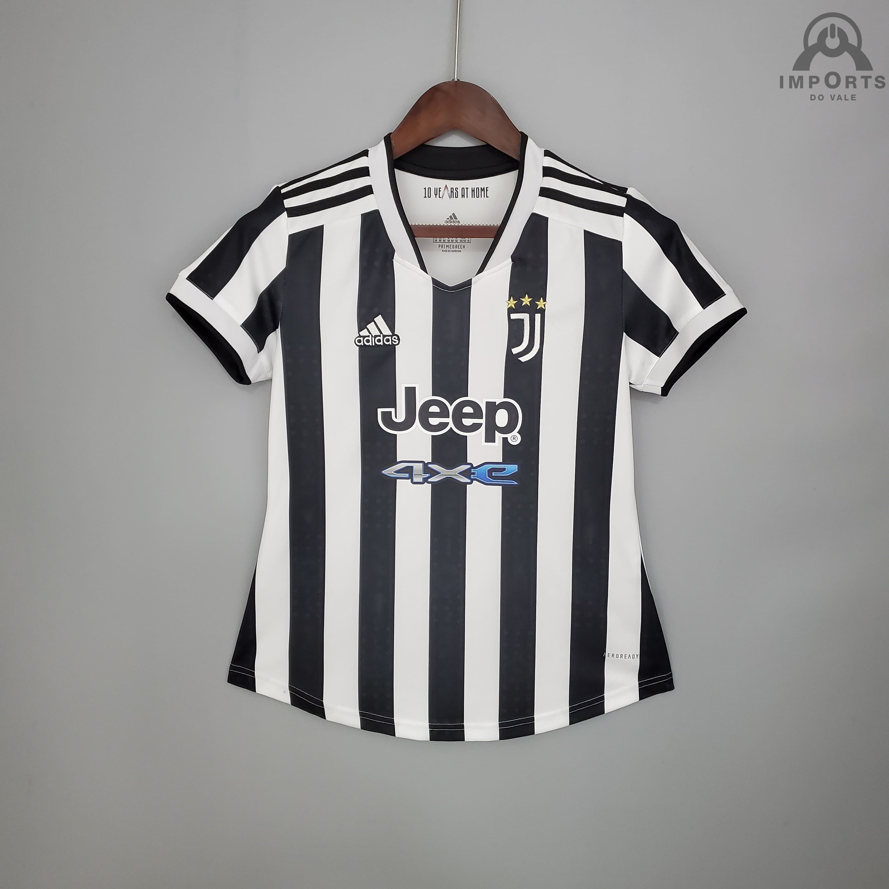 Camisa Juventus I 21/22 Versão Feminina + Personalização Grátis - Imports  do vale