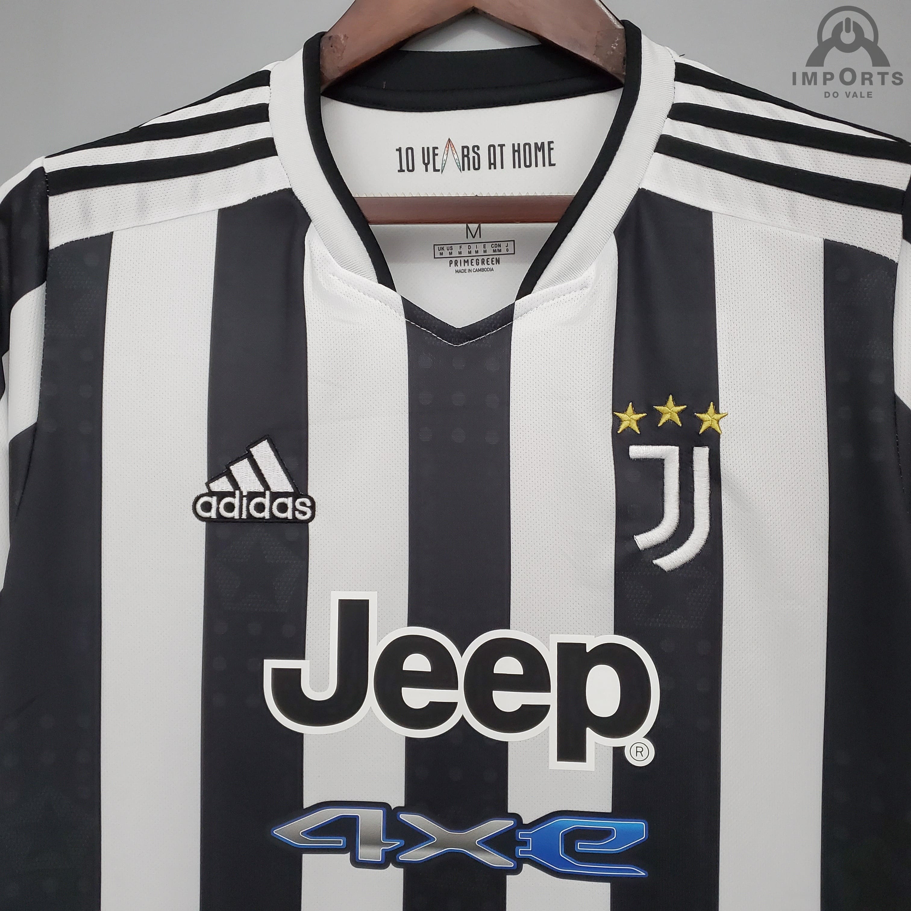 Camisa Juventus I 21/22 Versão Feminina + Personalização Grátis - Imports  do vale