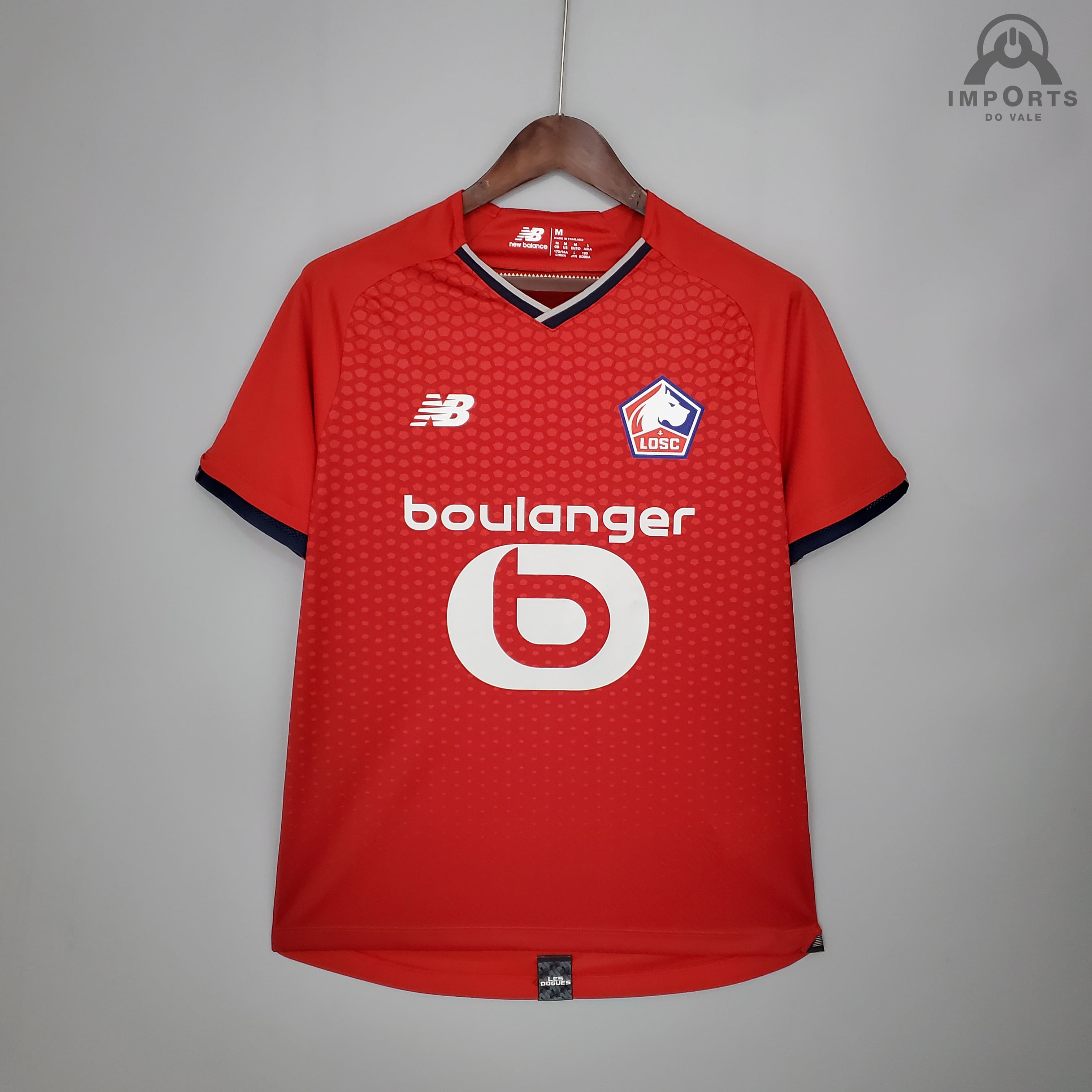 Camisa Lille Olympique I 21/22 Versão Torcedor + Personalização Grátis