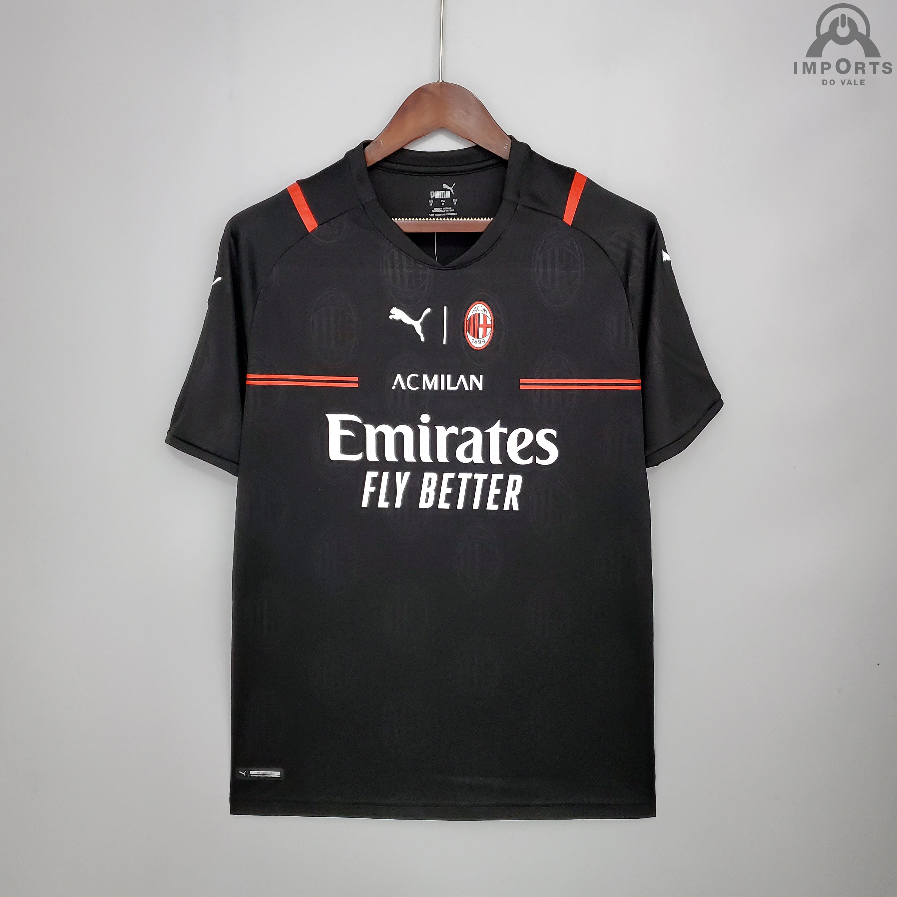 Camisa Milan 21/22 Versão Torcedor Ed. Especial + Personalização Grátis