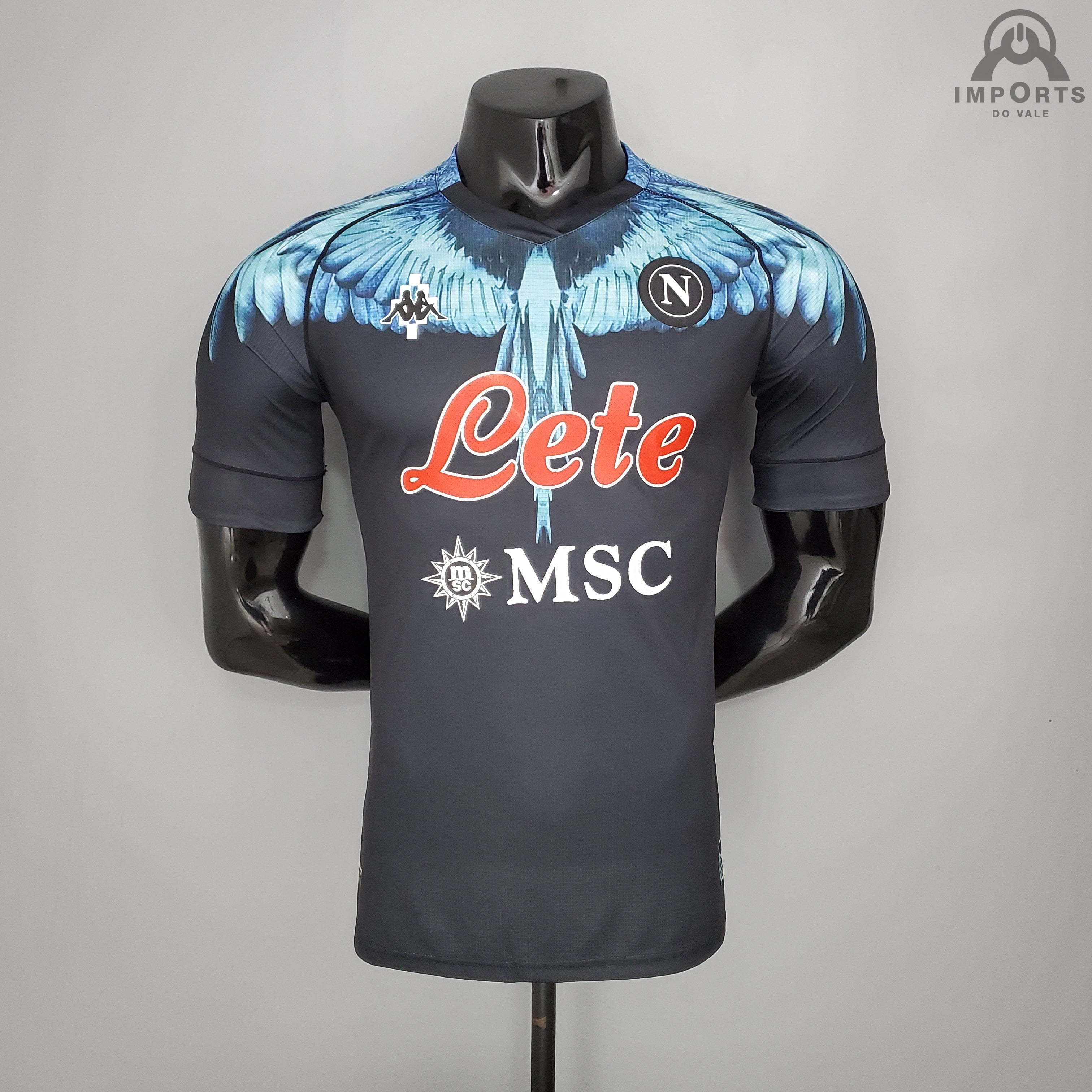 Camisa Napoli 21/22 Ed. Especial Amarela Versão Jogador + Personalização Grátis