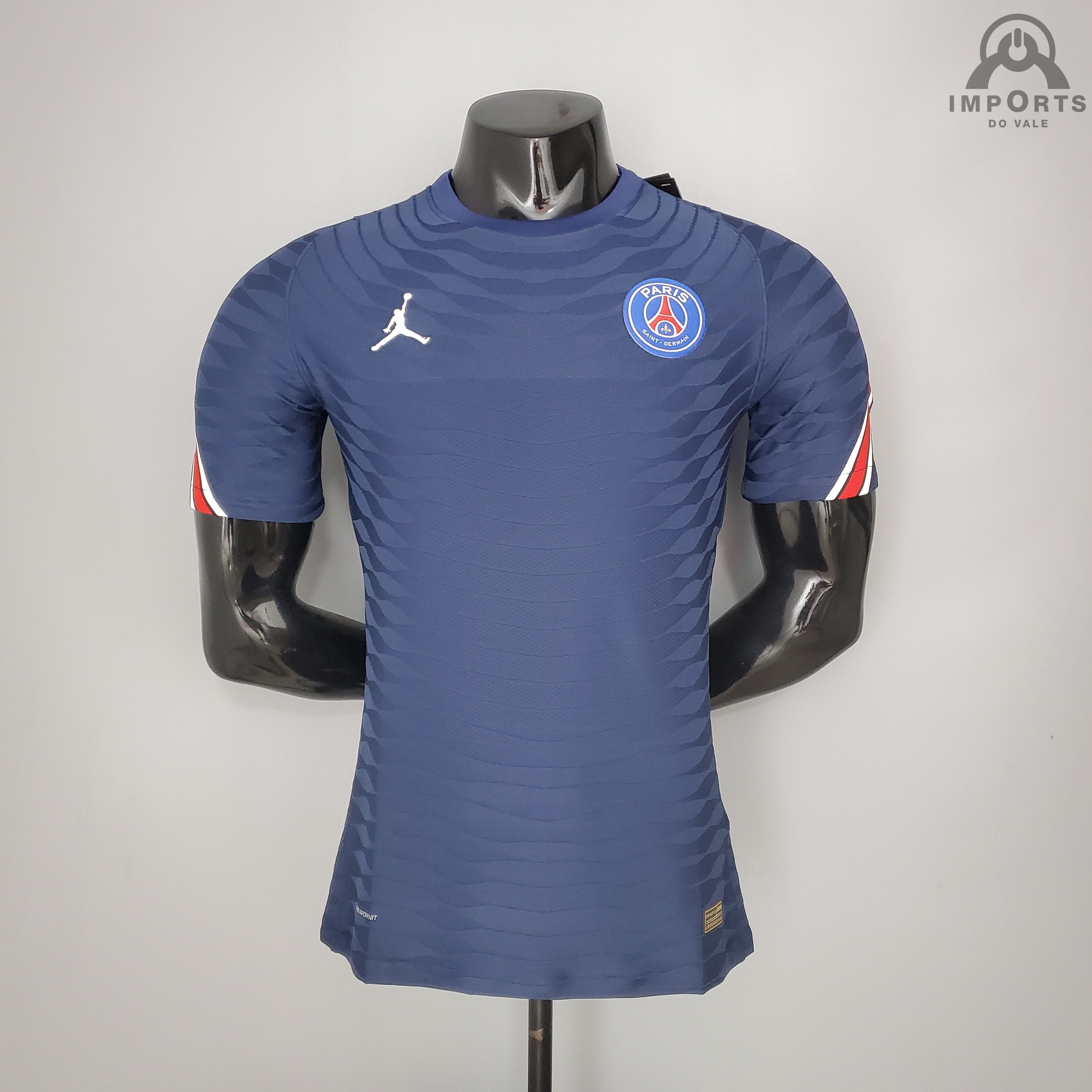 Camisa Paris Saint-Germain 21/22 Treino Versão Jogador - Azul 