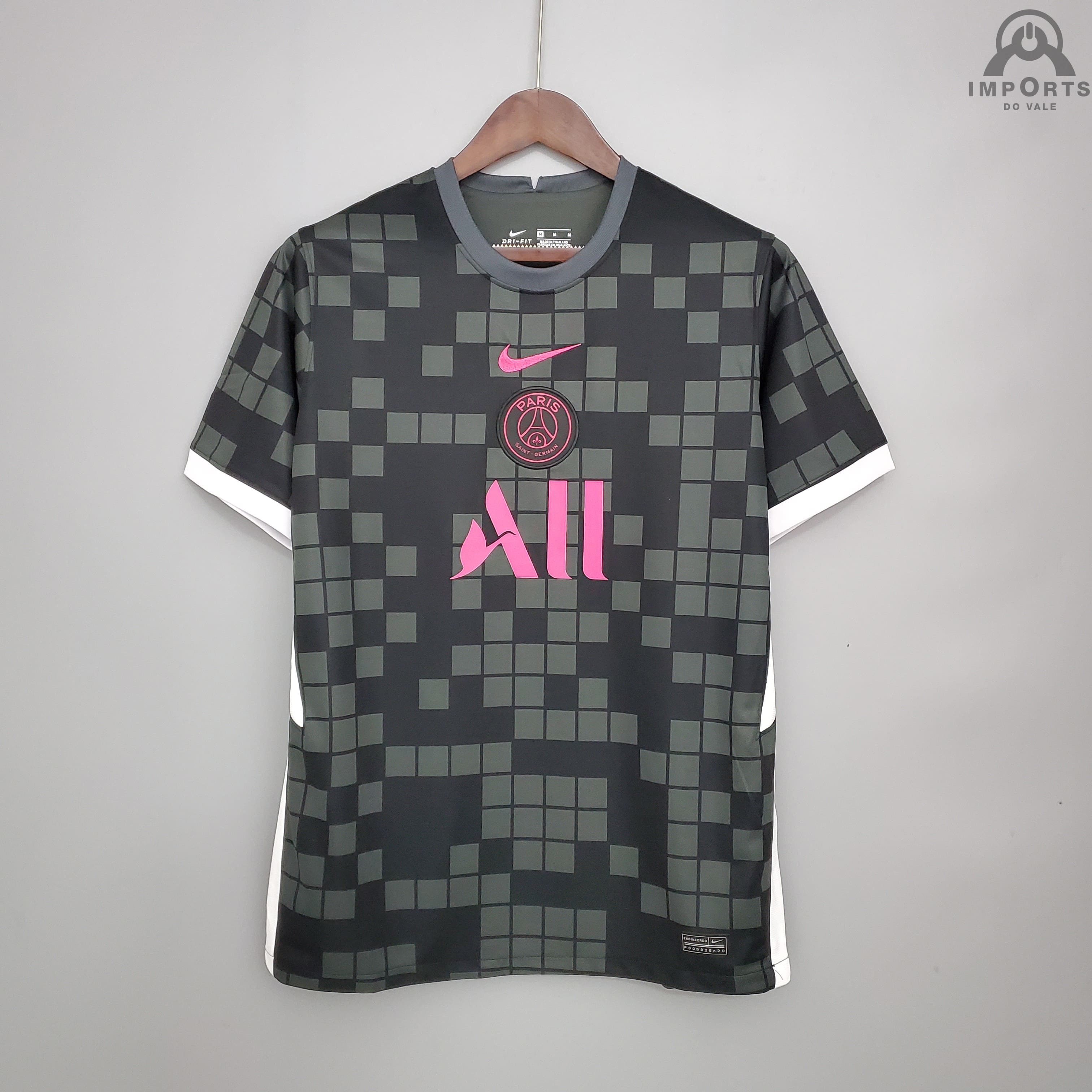 Camisa Paris Saint-Germain III 21/22 Versão Torcedor + Personalização Grátis